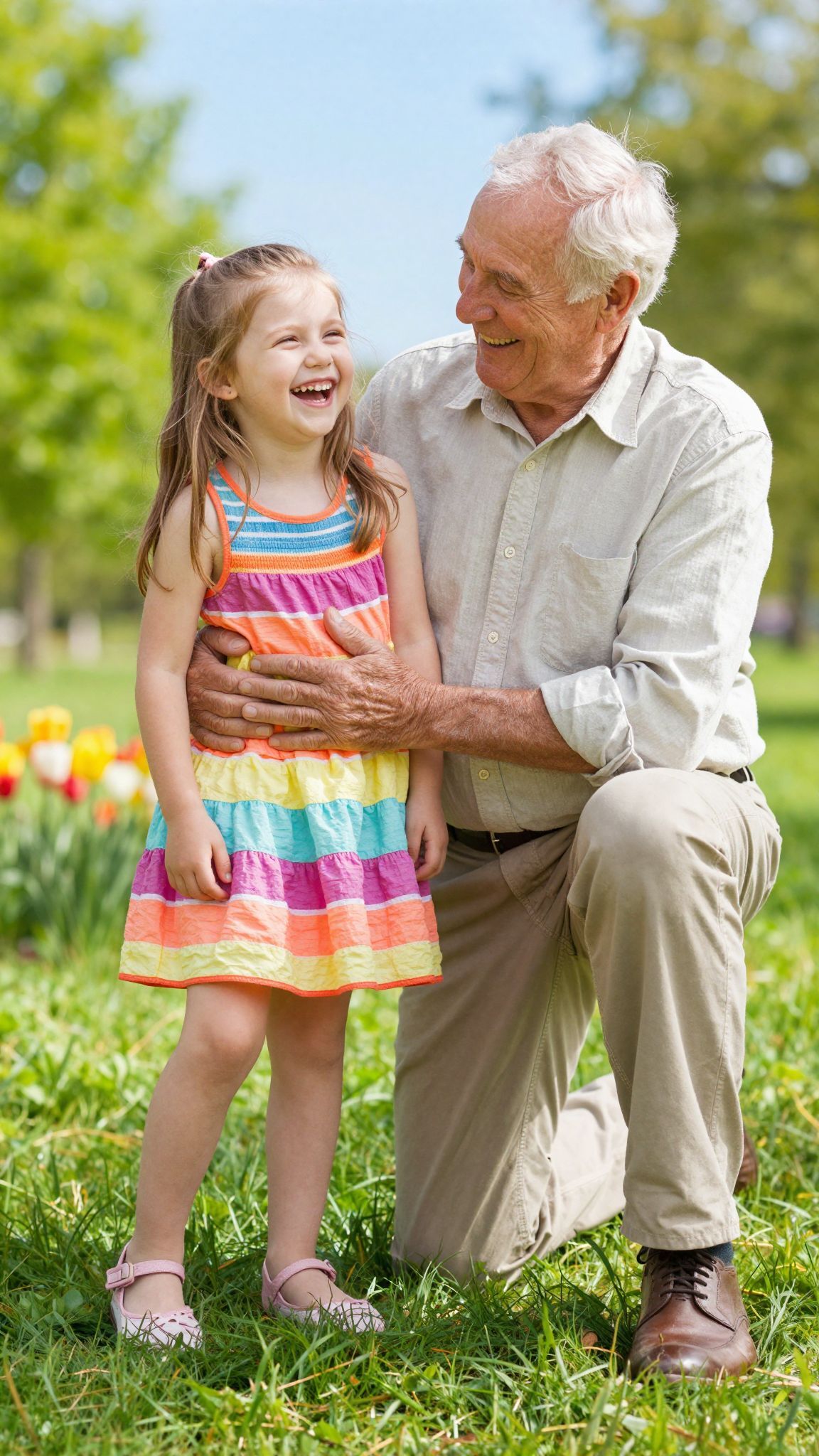 A nagypapa bölcsessége erősíti a családi kötelékeket.