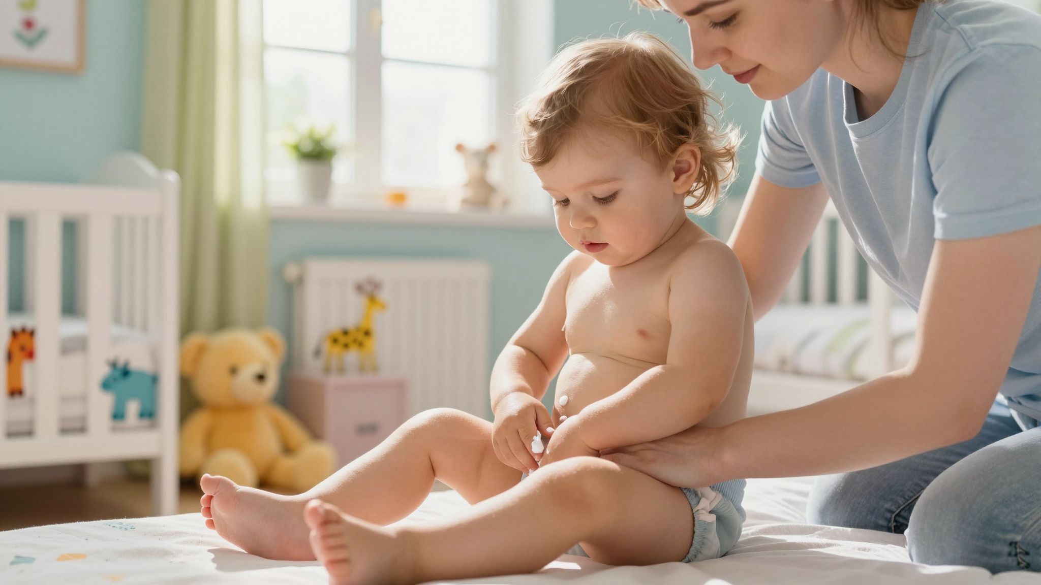 Használj pelenkázáskor légáteresztő anyagú pelenkát a megelőzéshez!