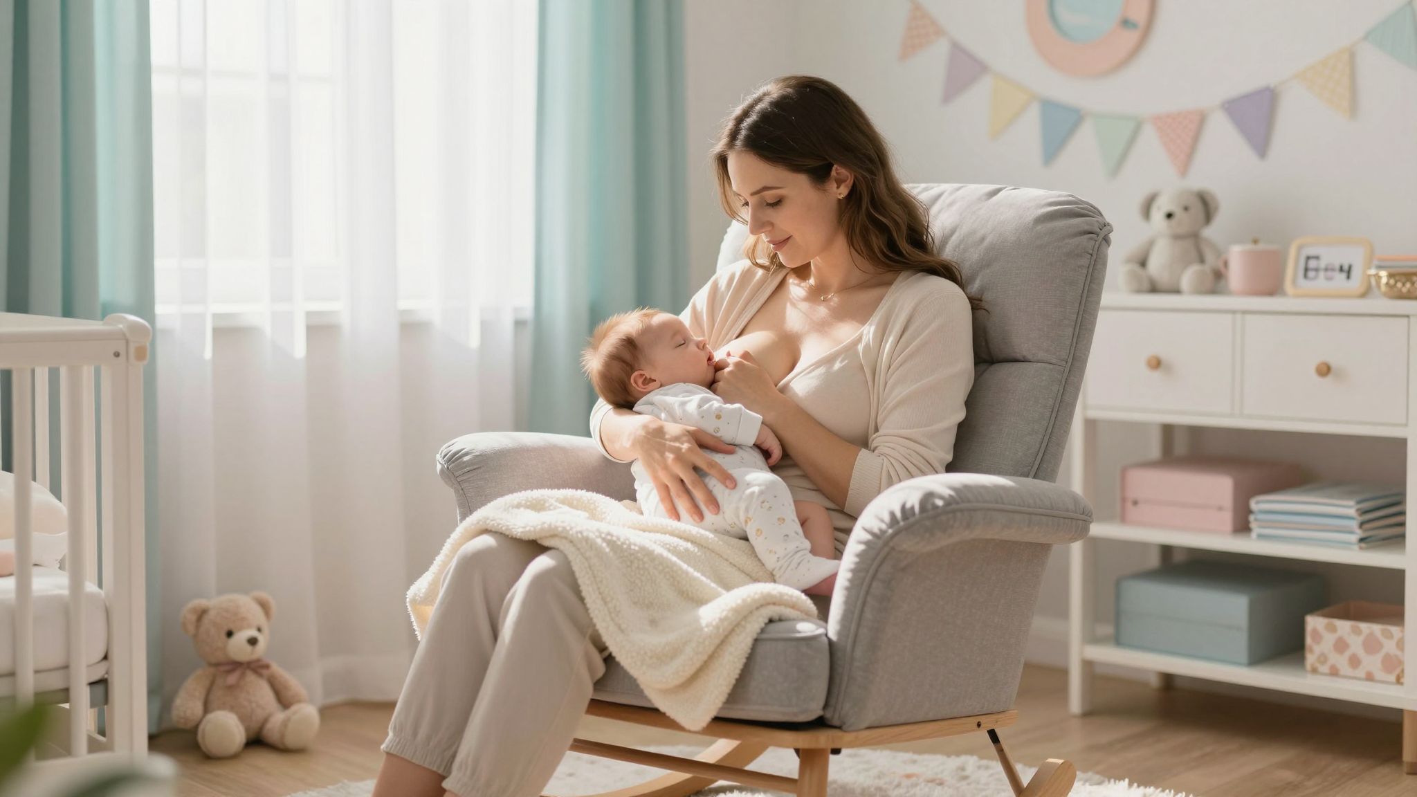 A szoptatás csökkenti a hirtelen csecsemőhalál kockázatát.