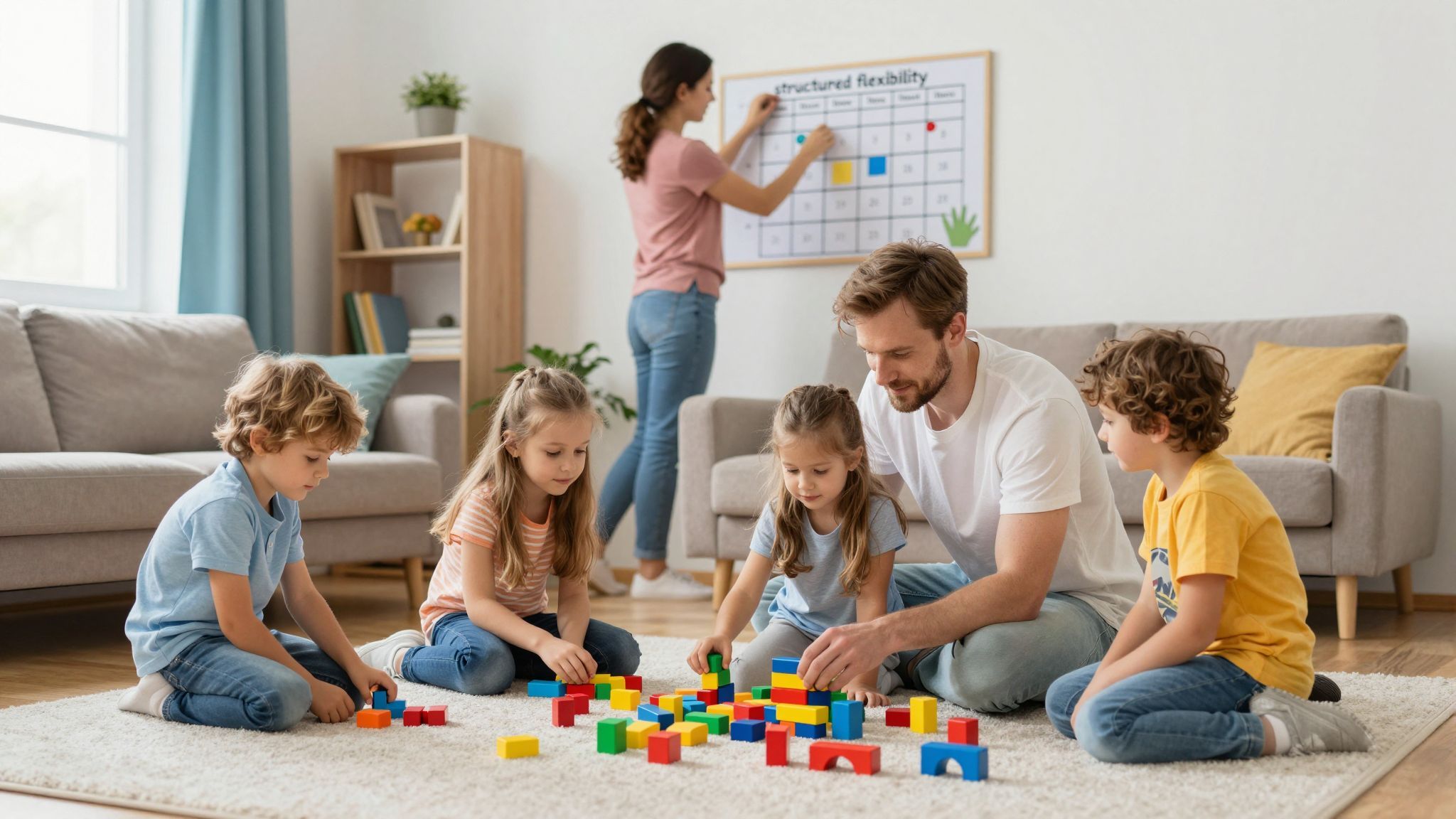 A strukturált rugalmasság segít a gyerekek fejlődésében.
