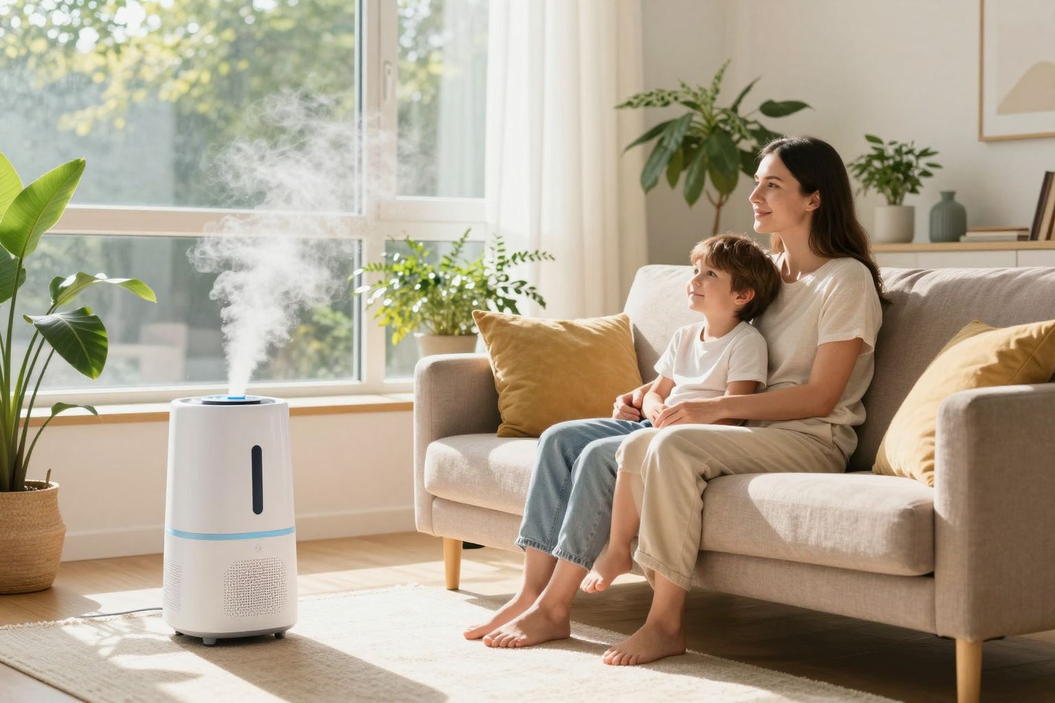 A száraz levegő irritálja a szemet, fokozza a diszkomfortot.