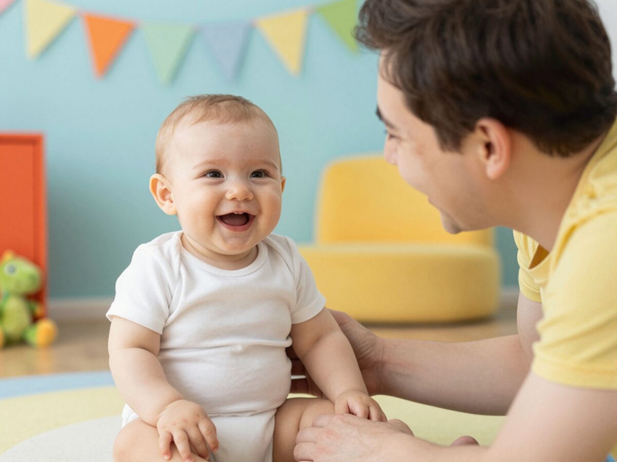 A szociális mosoly, mint mérföldkő: a babád tudatosan neked mosolyog