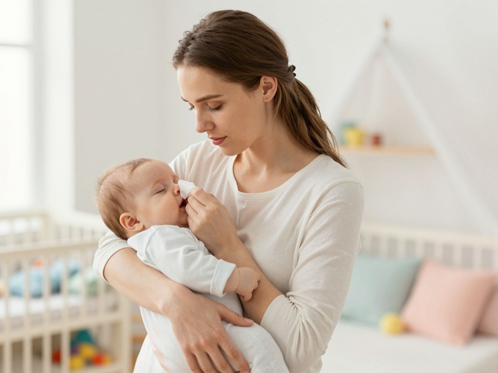A szülői nyugalom segíti a baba légzését.