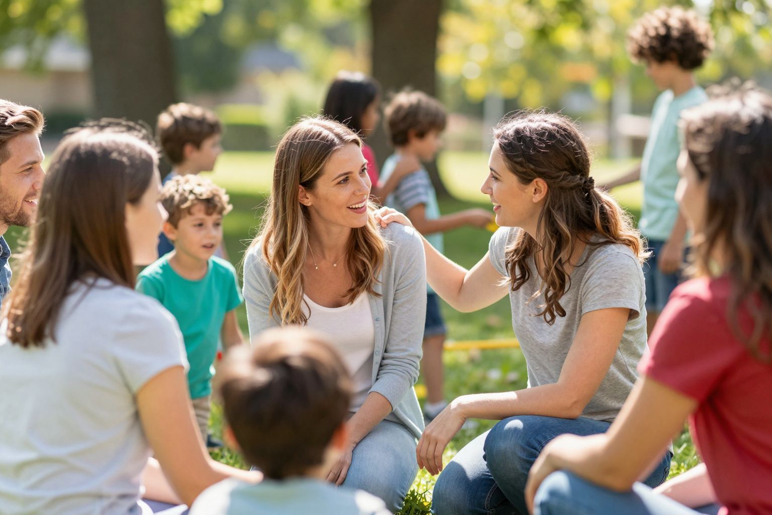 A közösségi támogatás erősíti a szülők önbizalmát és kapcsolatait.