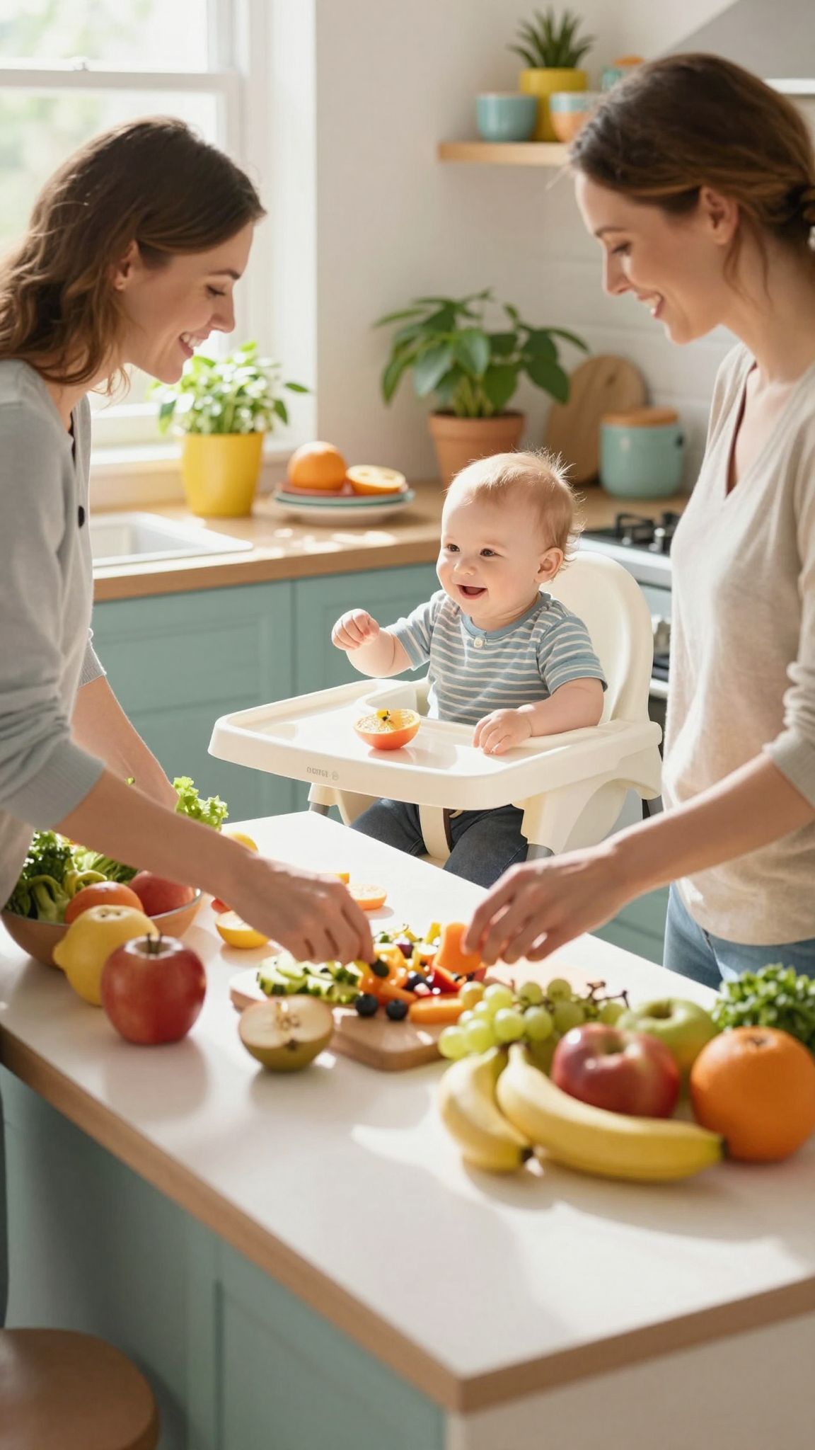 A megfelelő táplálkozás elősegíti a baba egészséges fejlődését.