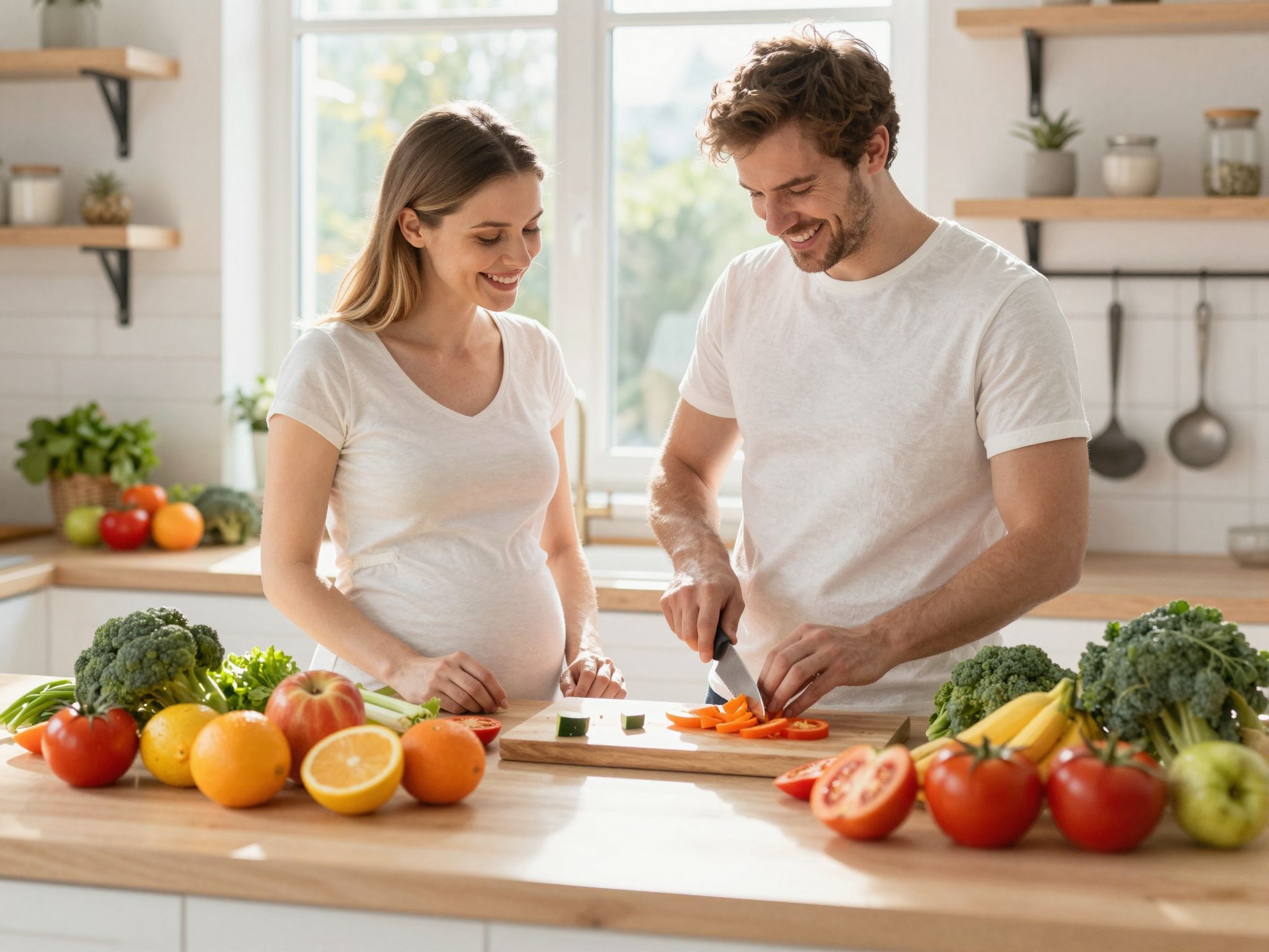 A tudatos táplálkozás támogatja a baba egészséges fejlődését.
