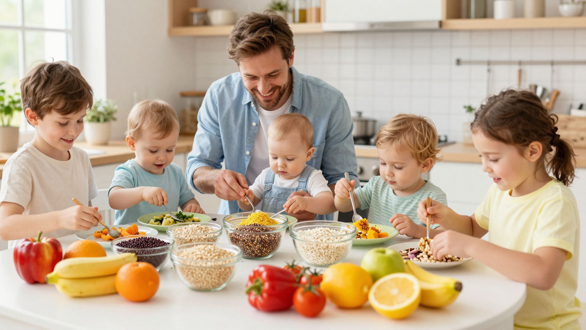 A változatosság elősegíti a baba egészséges táplálkozását.