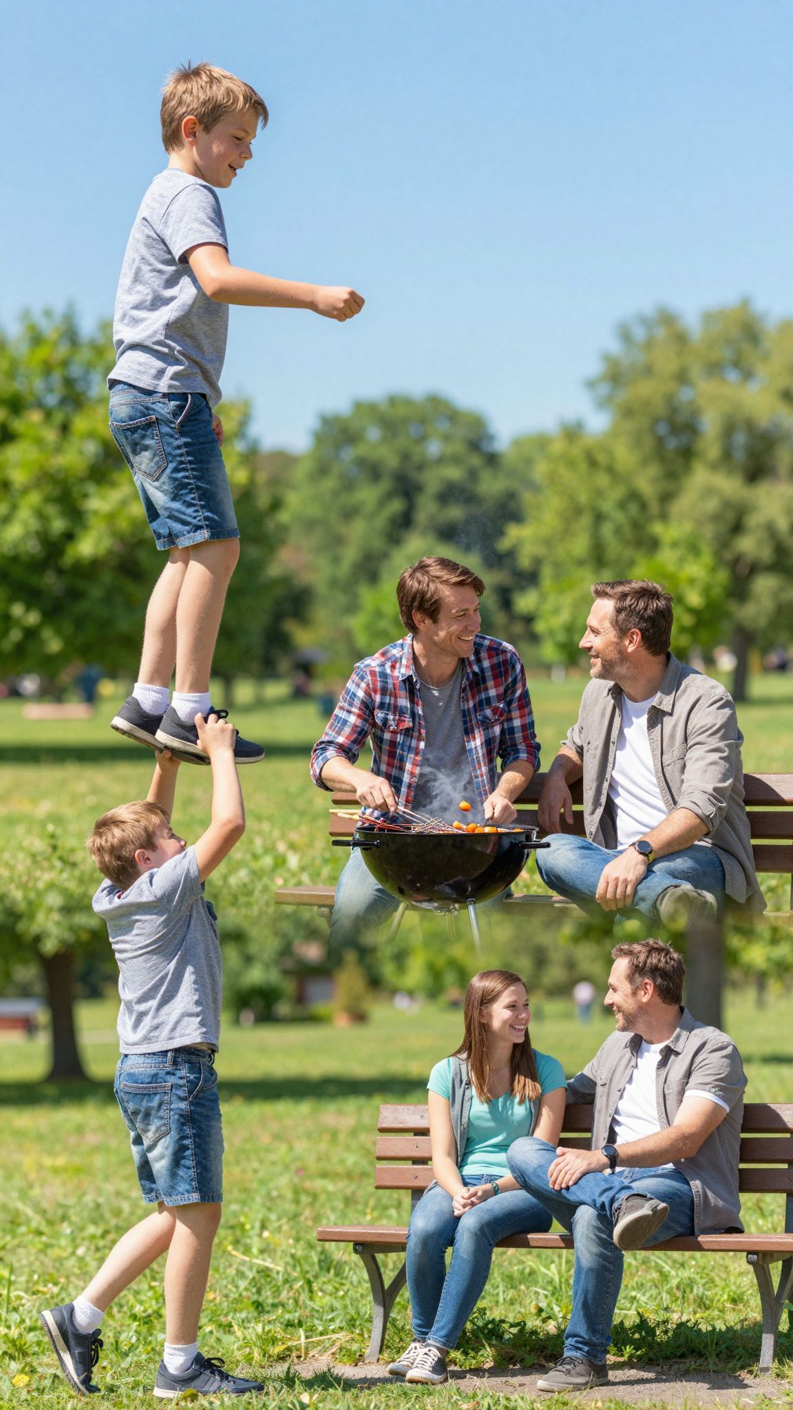 Az apa-fiú kapcsolat fejlődése életkoronként változik.