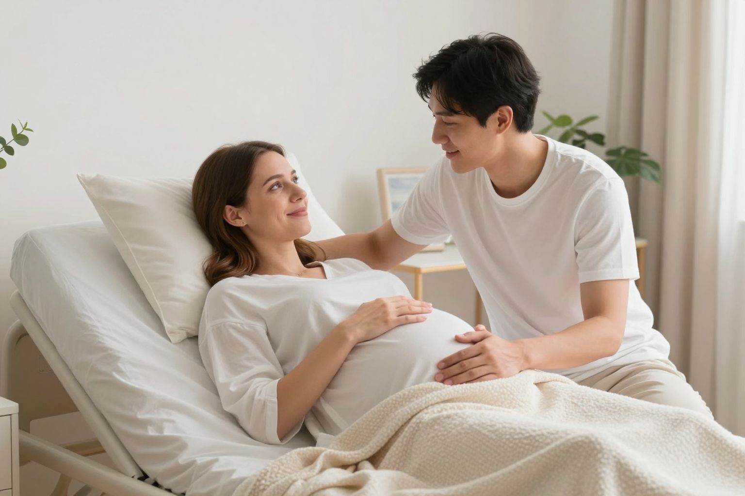 Az apák támogatása növeli a vajúdás sikerességét.