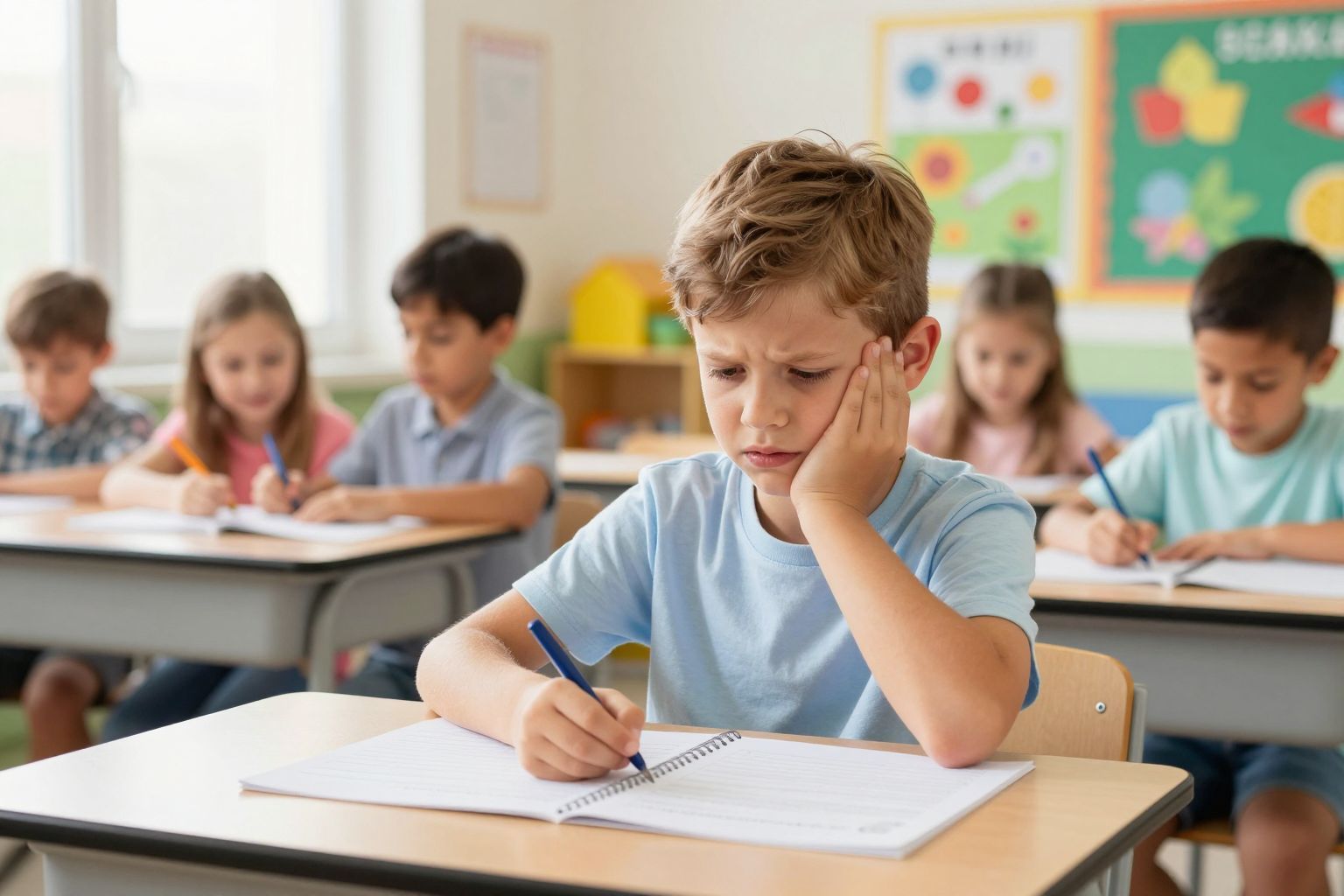 A stressz negatívan befolyásolhatja a tanulmányi teljesítményt.