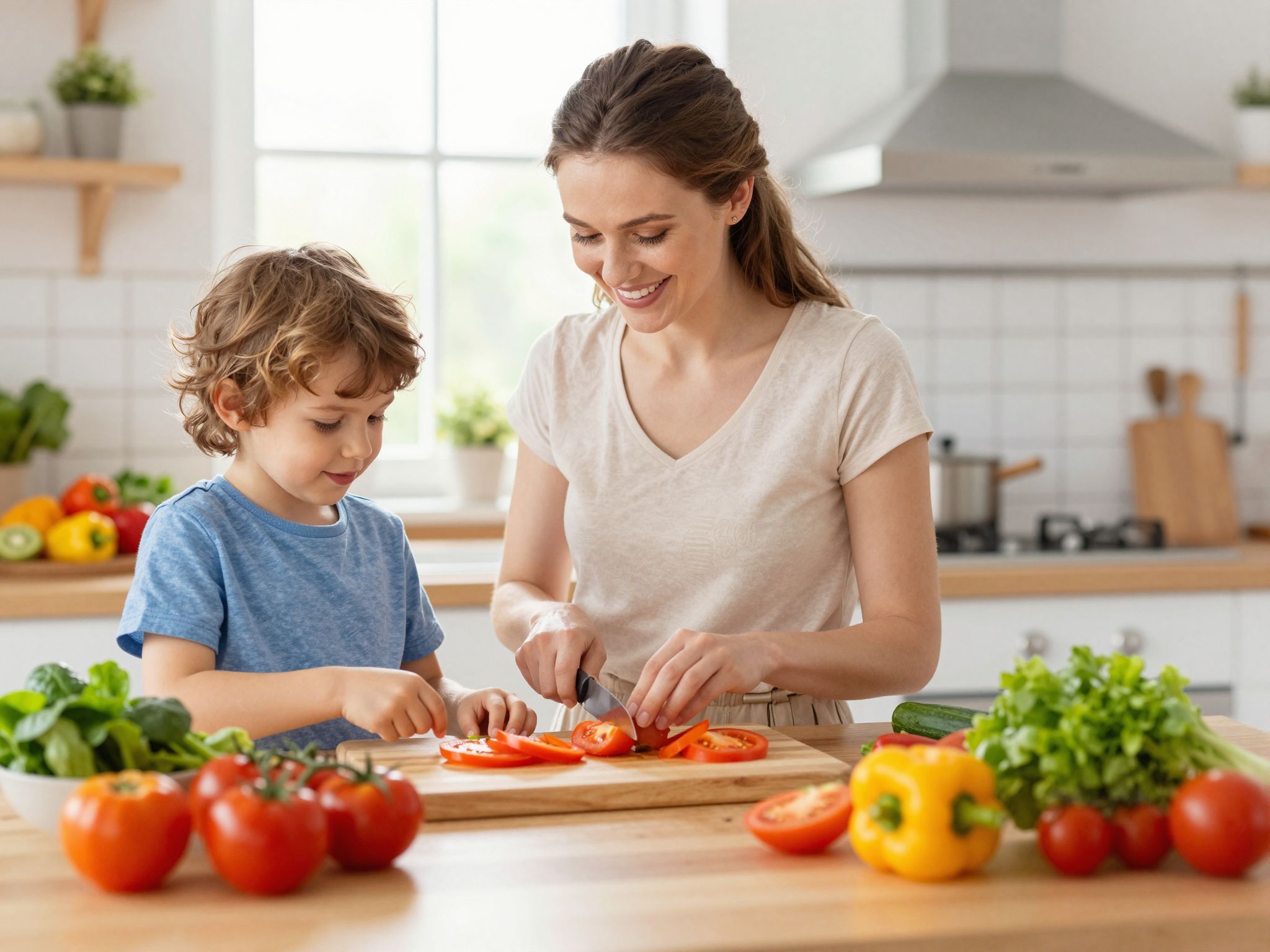 A kiegyensúlyozott étrend javítja a gyerekek tanulási képességét.