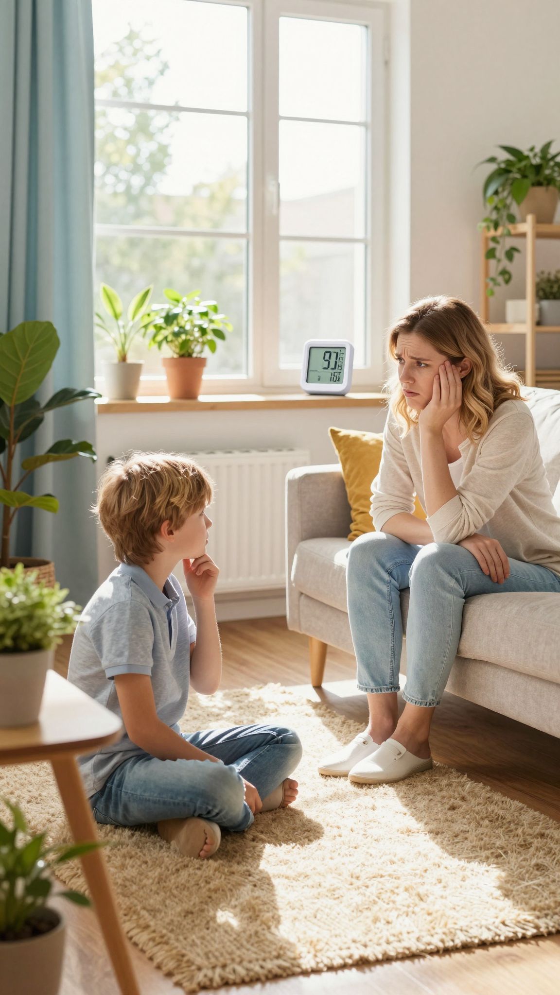 A 30-50% páratartalom az ideális a lakásban.