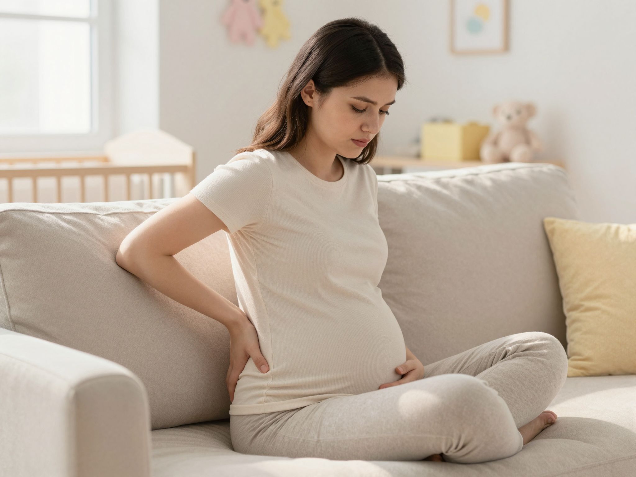 A derékfájás gyakran a szülés közeledtét jelzi.
