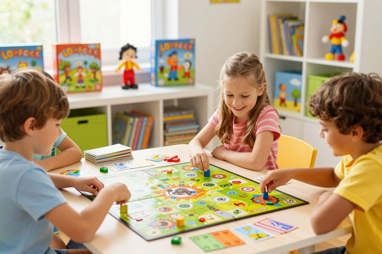 A fizikai bábuk a gyerekek térbeli gondolkodását fejlesztik.