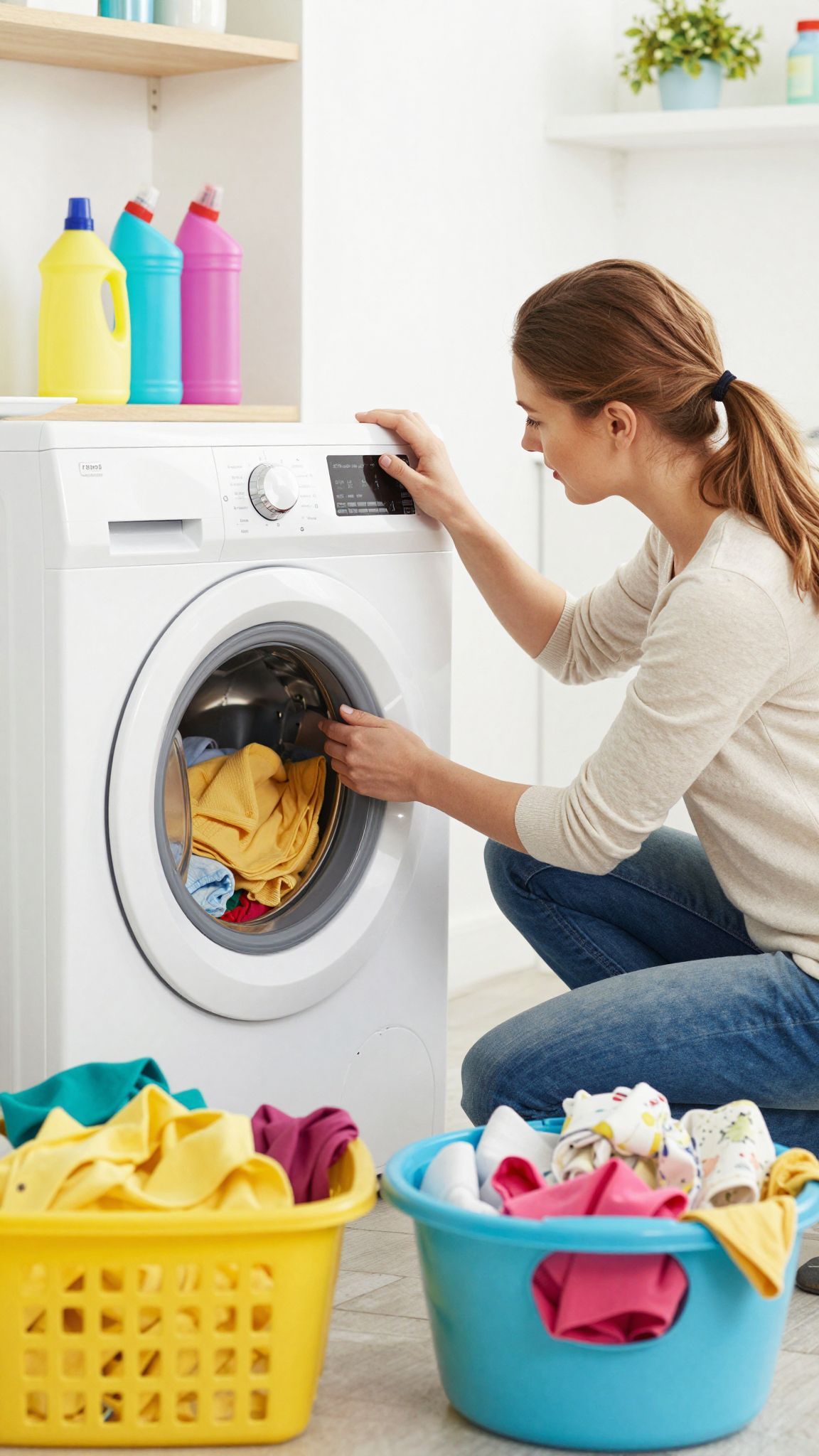 Ne túltöltsd a mosógépet, hogy megőrizd a hatékonyságát!