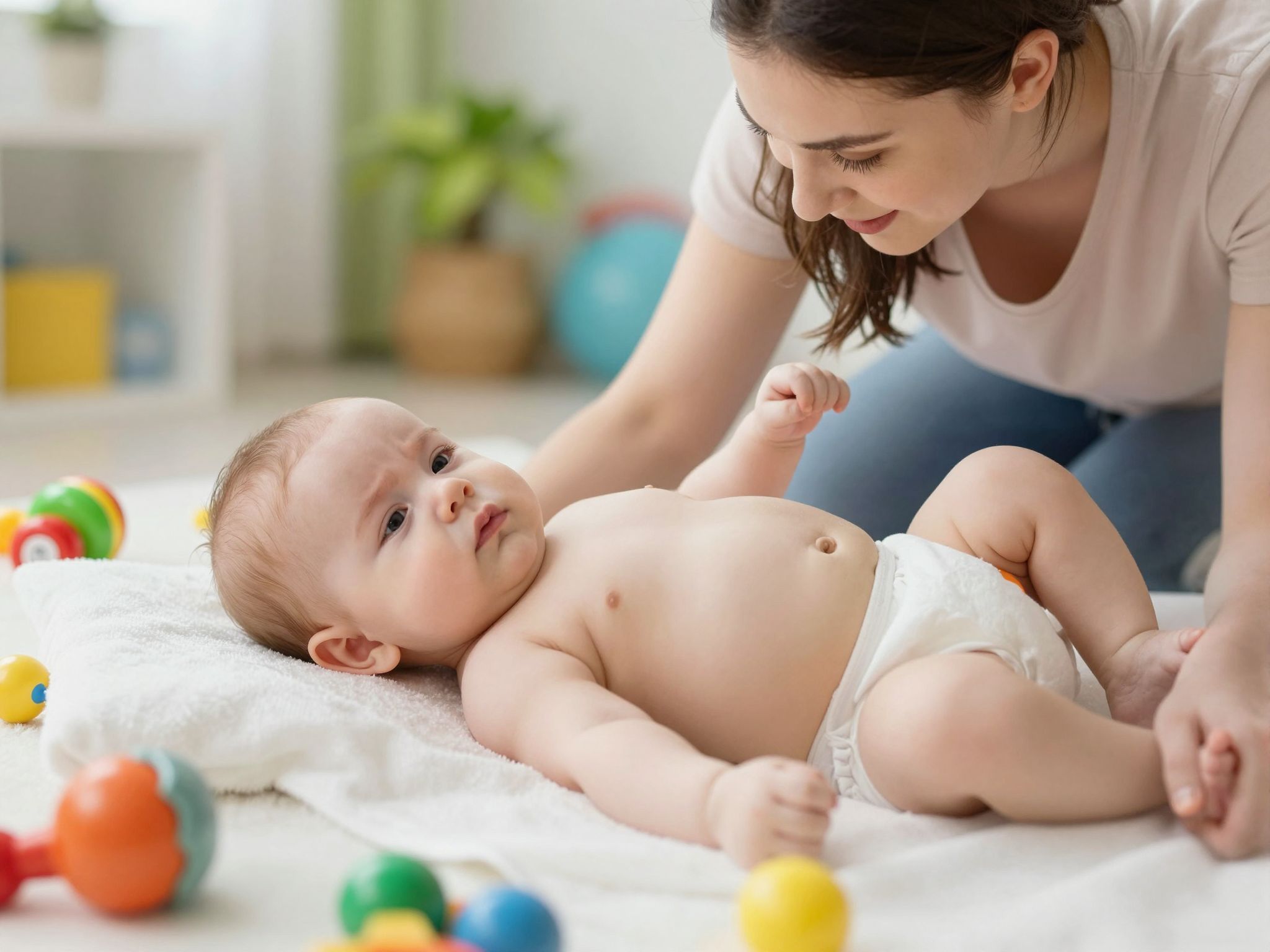 A csecsemőkori haspuffadás gyakori és általában ártalmatlan.