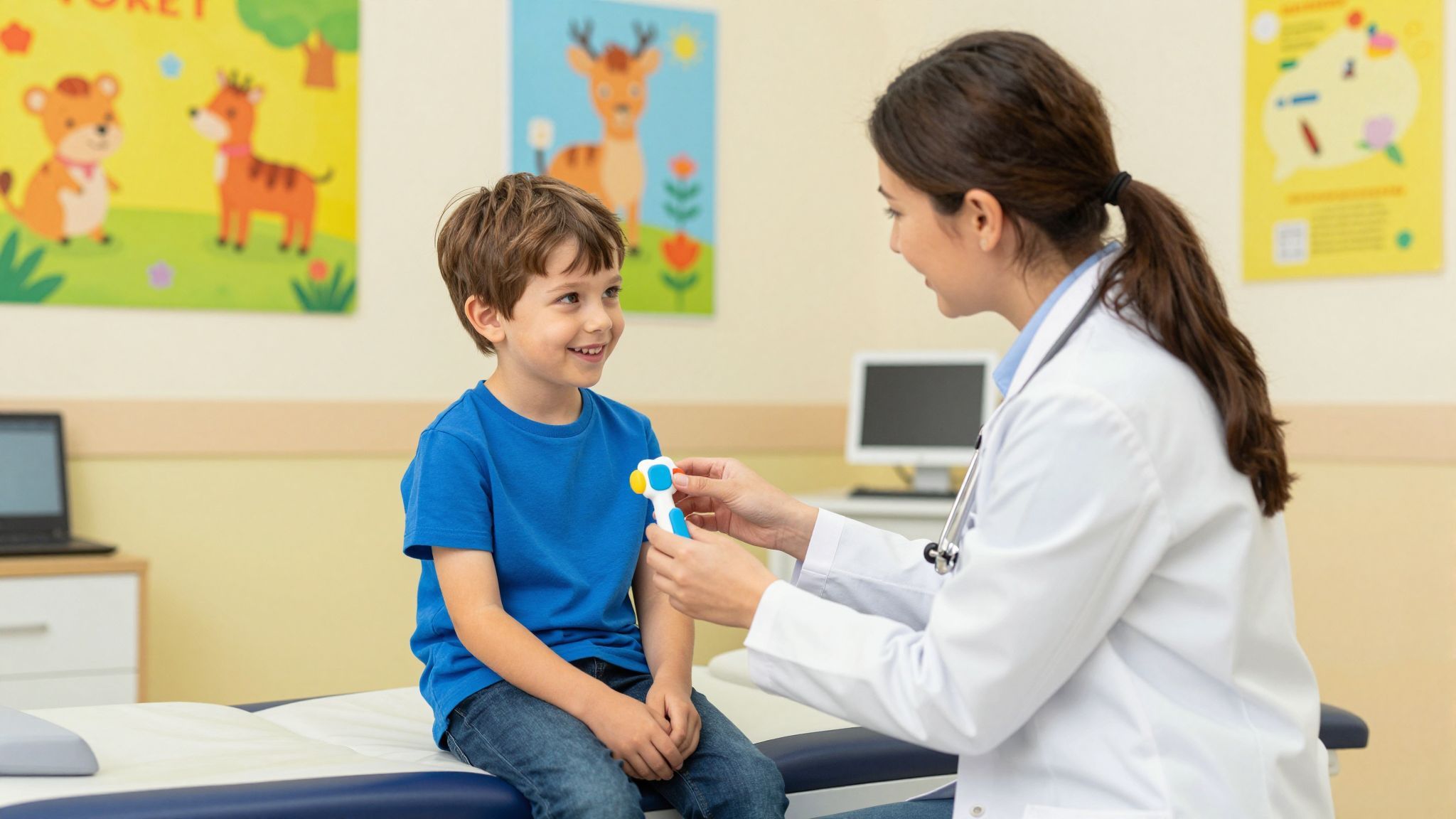 A gyerekek gyakran félnek az orvosoktól és kórházaktól.