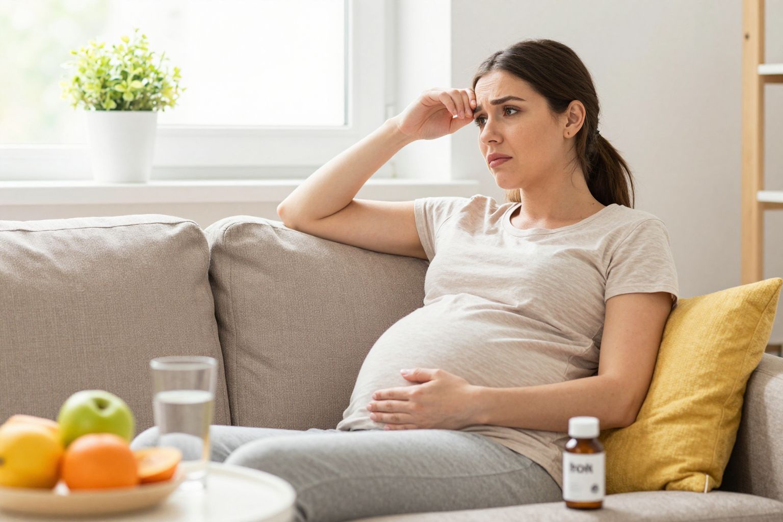 A vashiány gyakran okoz fáradtságot a kismamáknál.