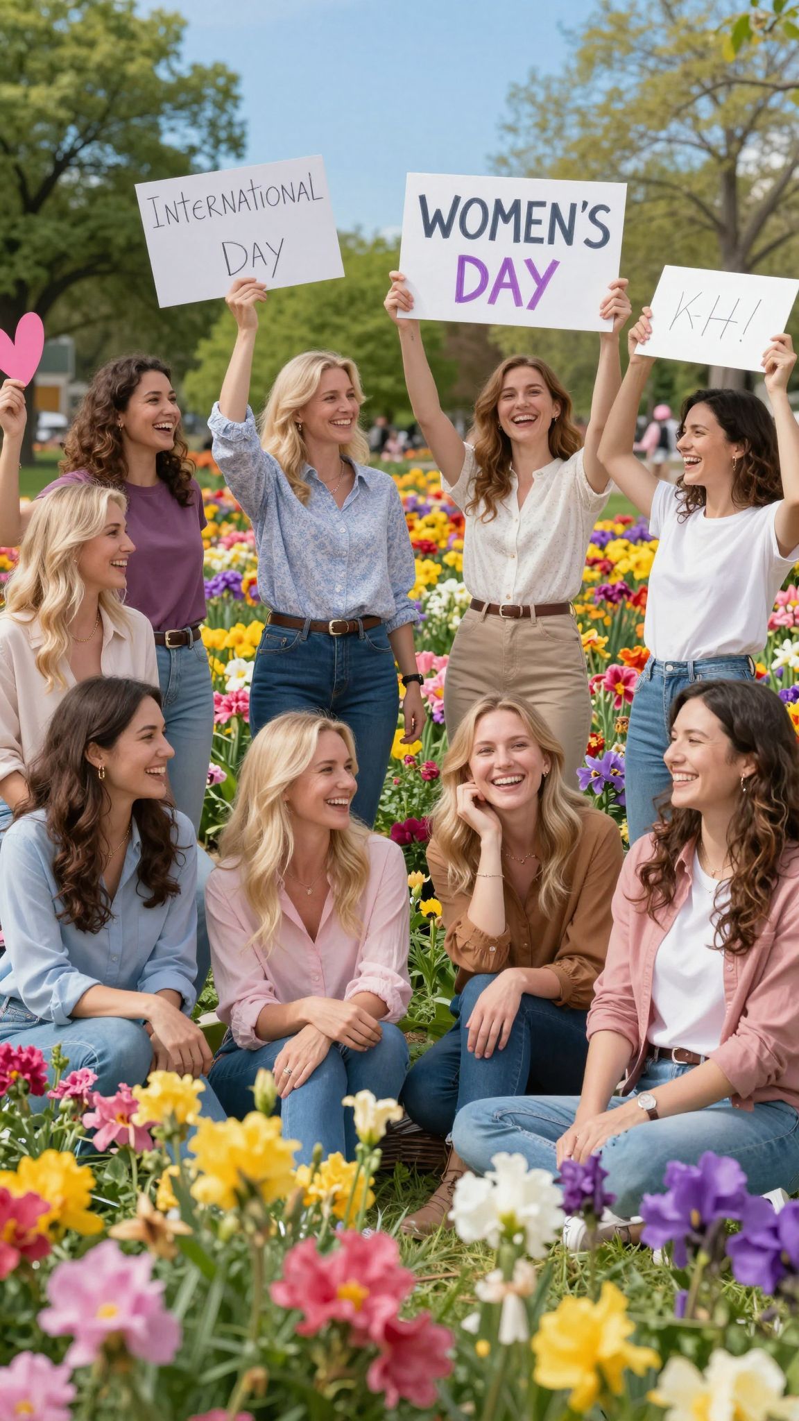 A nőnap a női jogokért folytatott harcot szimbolizálja.