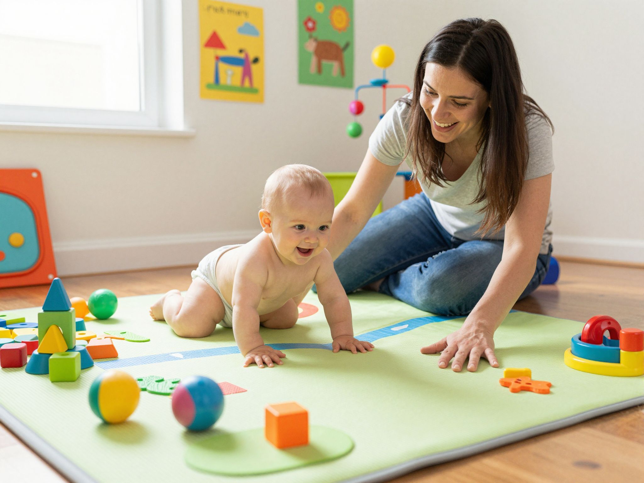 A mászás és babakocsik segítik a mozgásfejlődést.