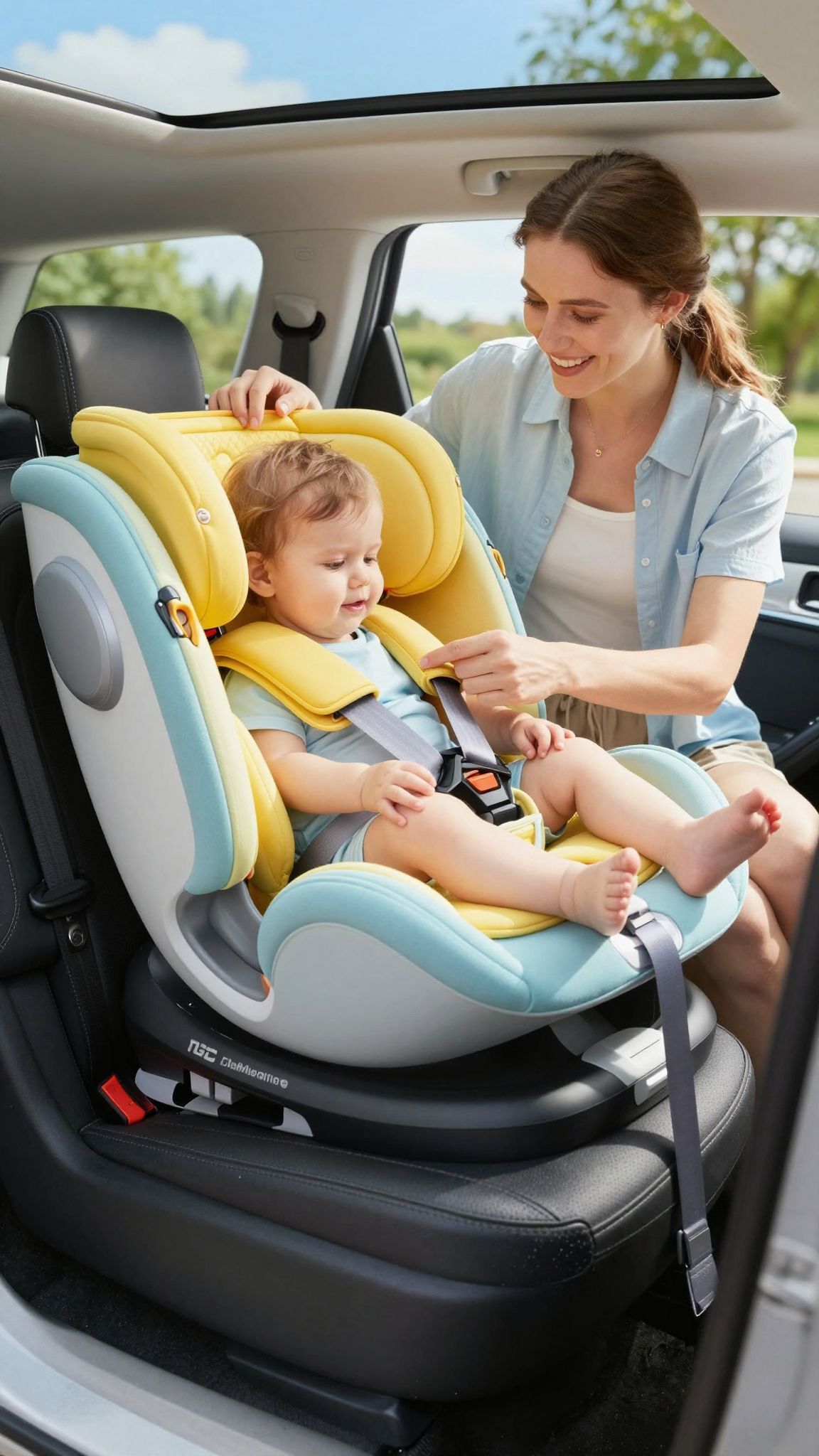 A megfelelő autósülés növeli a baba kényelmét utazáskor.