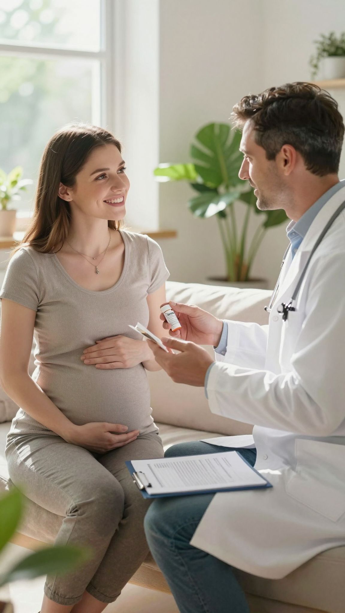 A progeszteronpótlás általában a terhesség végéig tart.