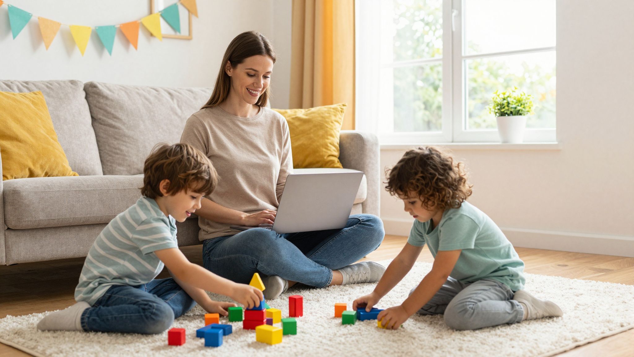 A sittervising távoli támogatást nyújt a szülőknek.