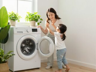 Mosógép méregtelenítése házilag: különösen fontos, ha kisgyerek van a családban