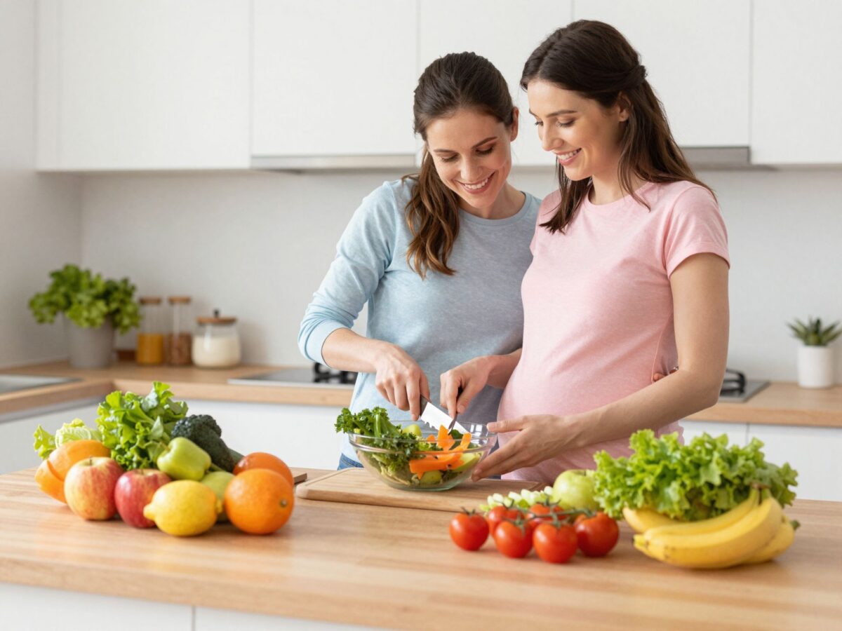 Nem kettő helyett, hanem kettőért enni: a helyes táplálkozás fontossága a várandósságban