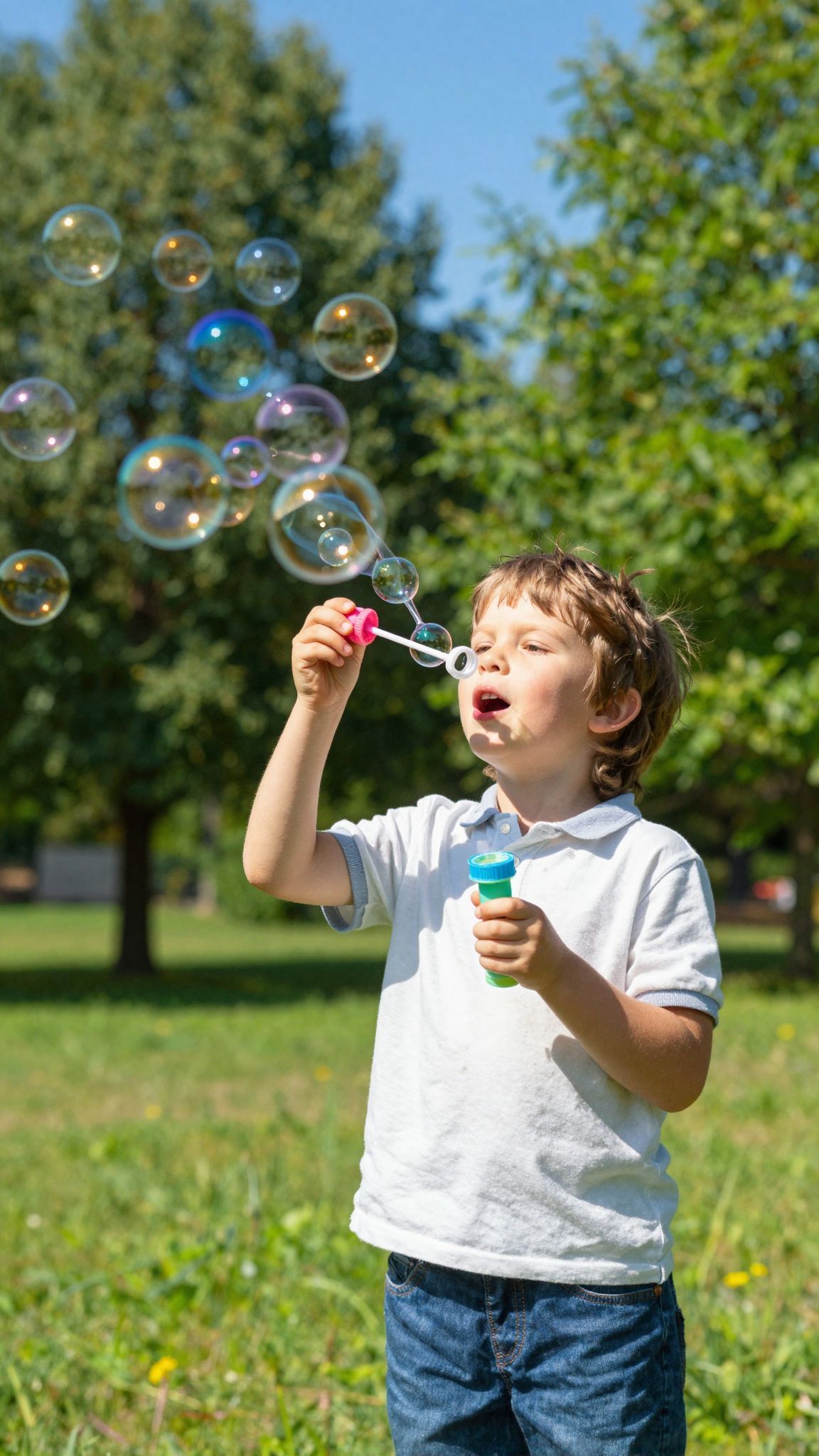 A buborékfújás javítja a gyerekek beszédkészségét és kreativitását.