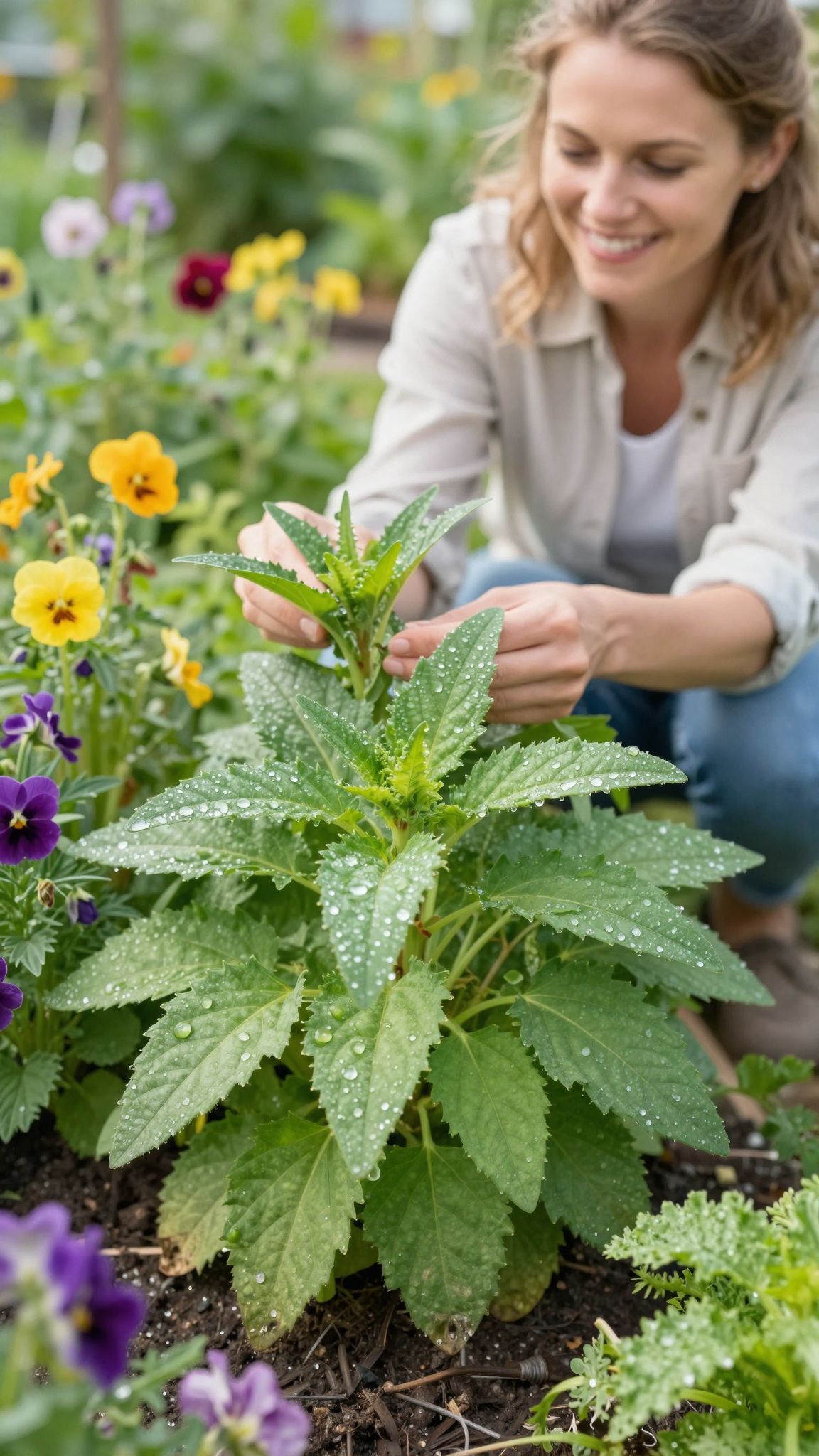 A lándzsás útifű erősíti az immunrendszert megfázáskor.