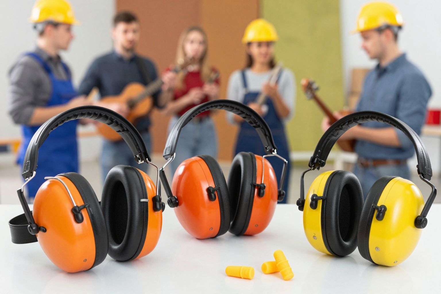 A professzionális hallásvédők csökkentik a zaj okozta károsodást.
