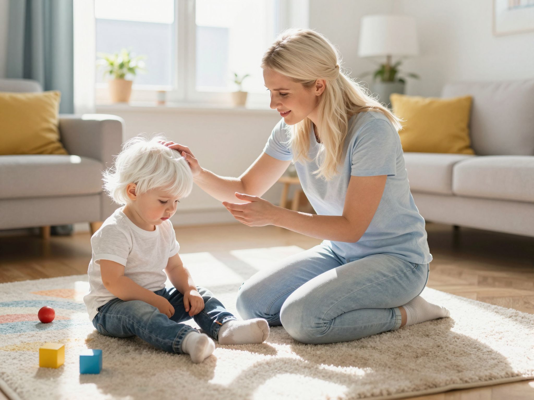 A szülői stressz csökkentése segíti a gyermek megnyugtatását.