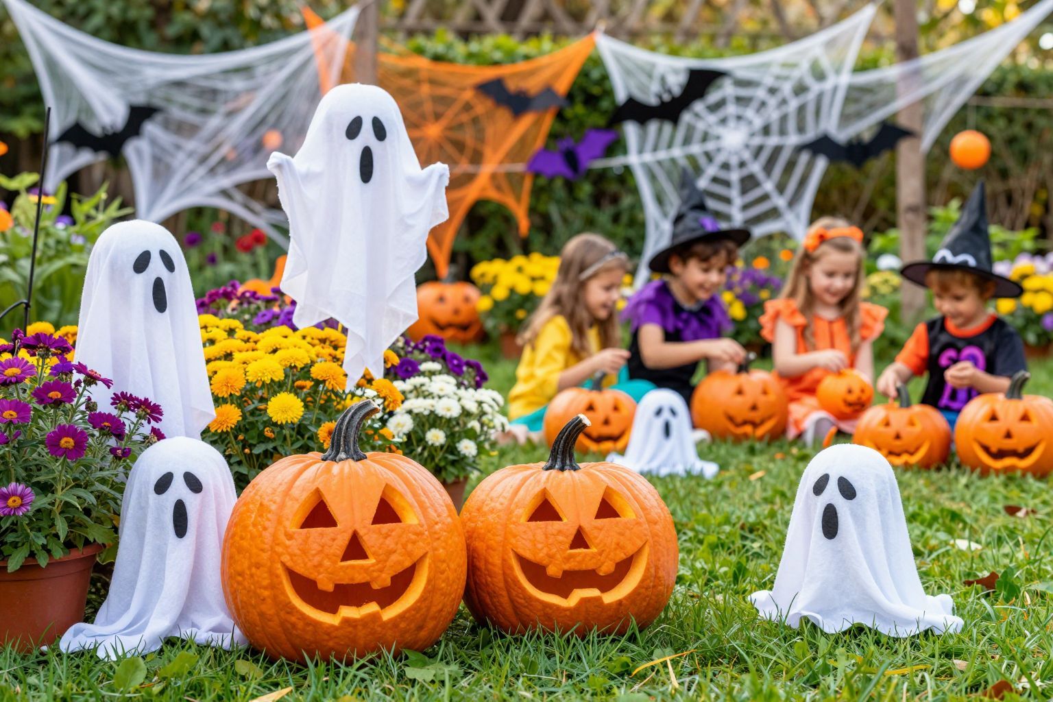 Tökfaragás és szellemek: kreatív Halloween dekorációk gyerekeknek!