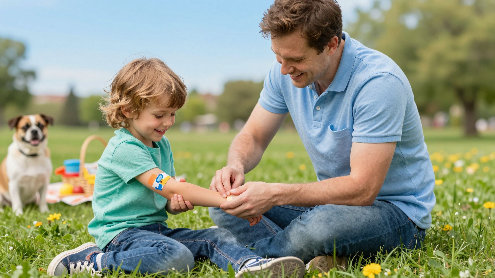 Fontos a gyerekek rovarcsípések előtti védelme.