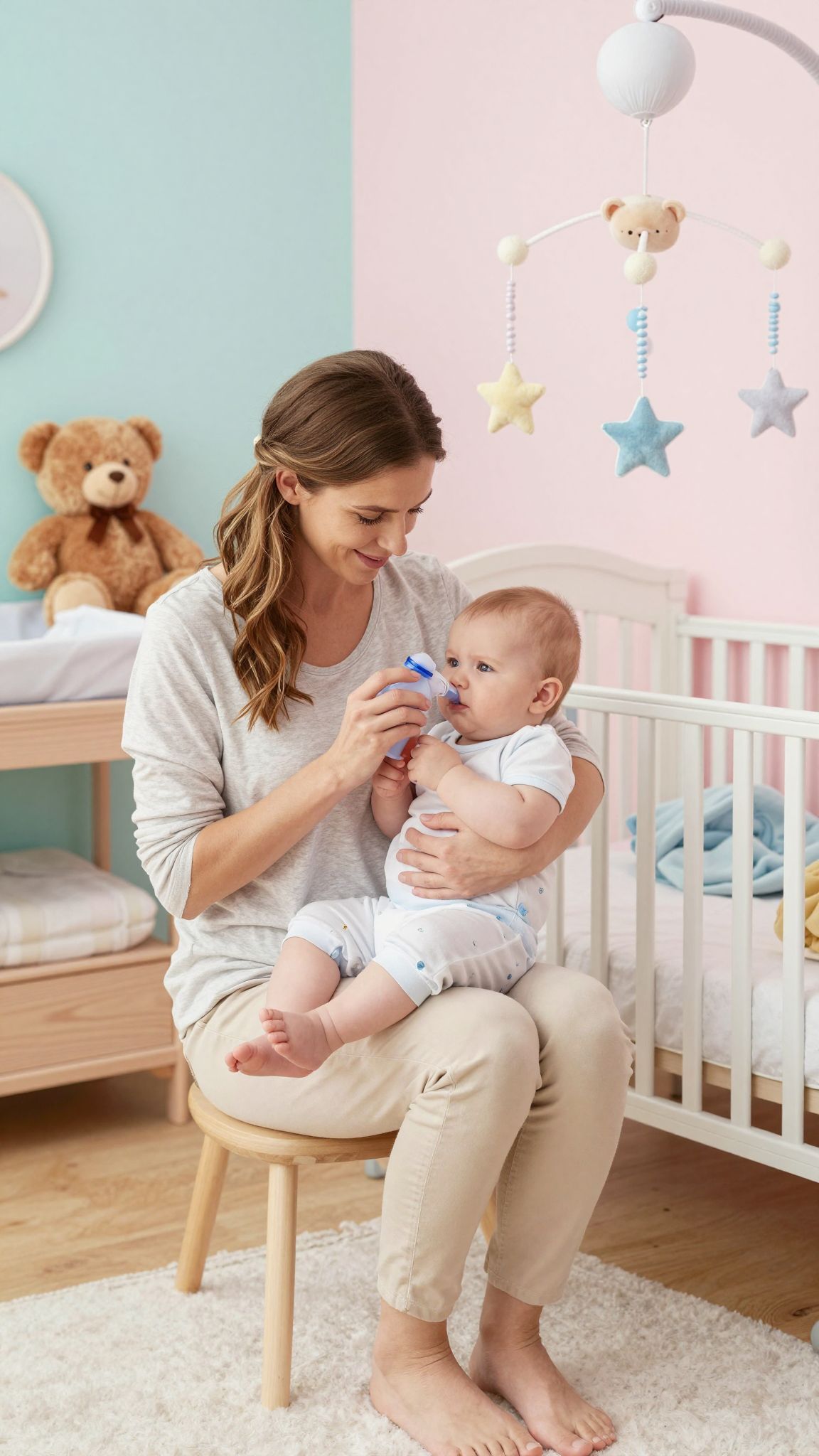 Az orrszívás segít a csecsemők légzésének könnyebbé tételében.