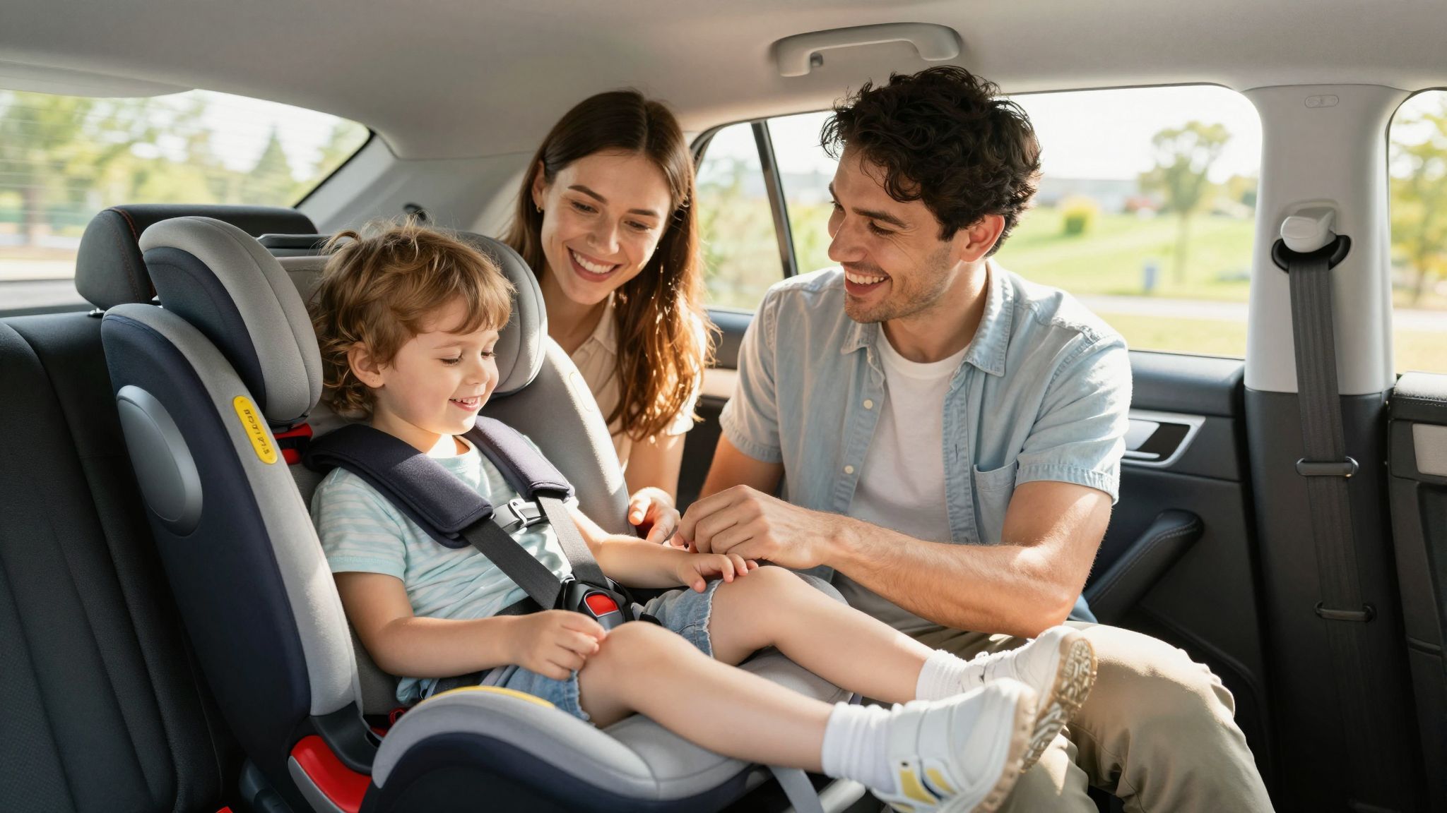 Az ISOFIX gyorsabb és biztonságosabb rögzítést kínál.