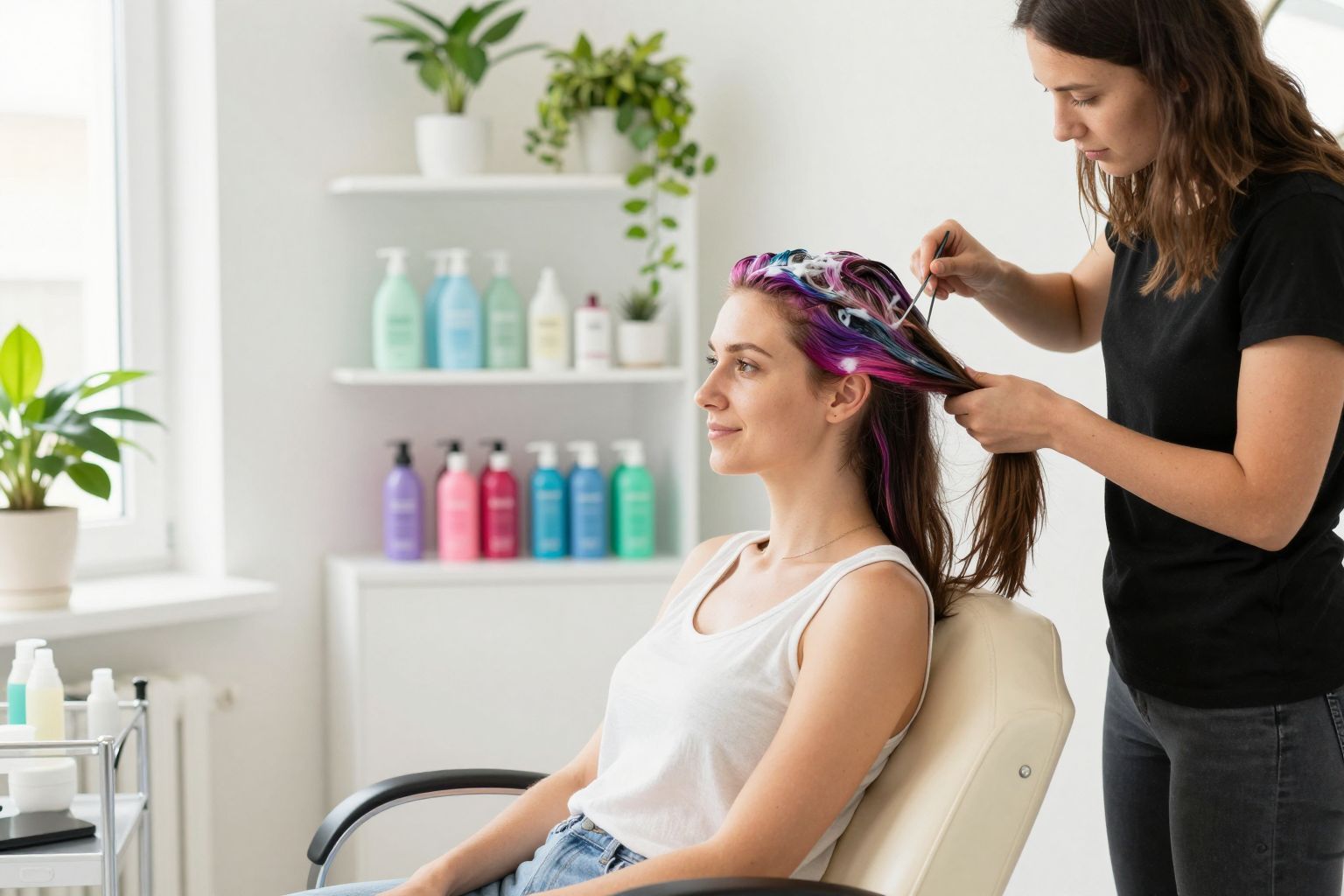 A hajfesték összetevői bejuthatnak a véráramba.