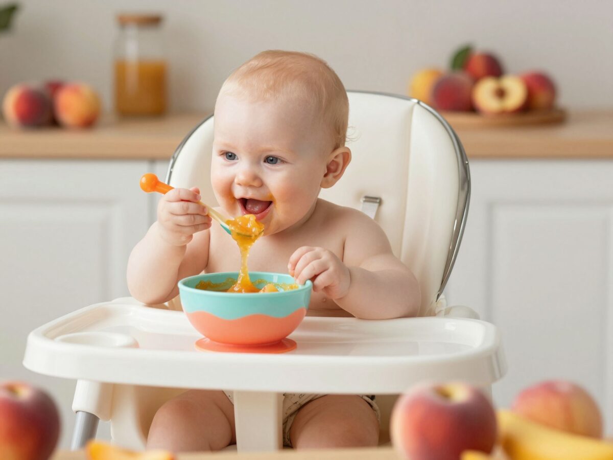 Szezonális finomságok: 5 egyszerű és egészséges őszibarackos recept babáknak