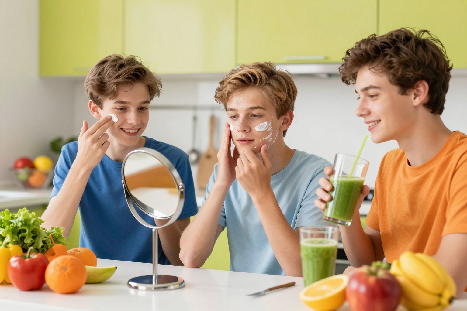 A helyes táplálkozás javítja a bőr állapotát.