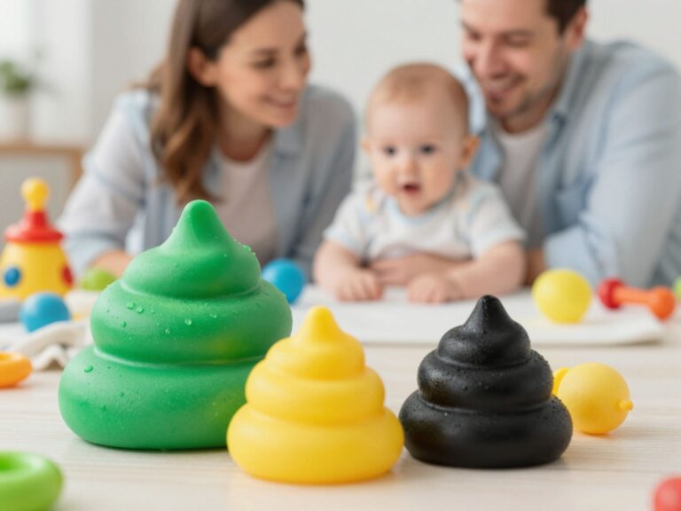 Zöld, sárga, fekete? Útmutató a babakaki színeihez és állagához