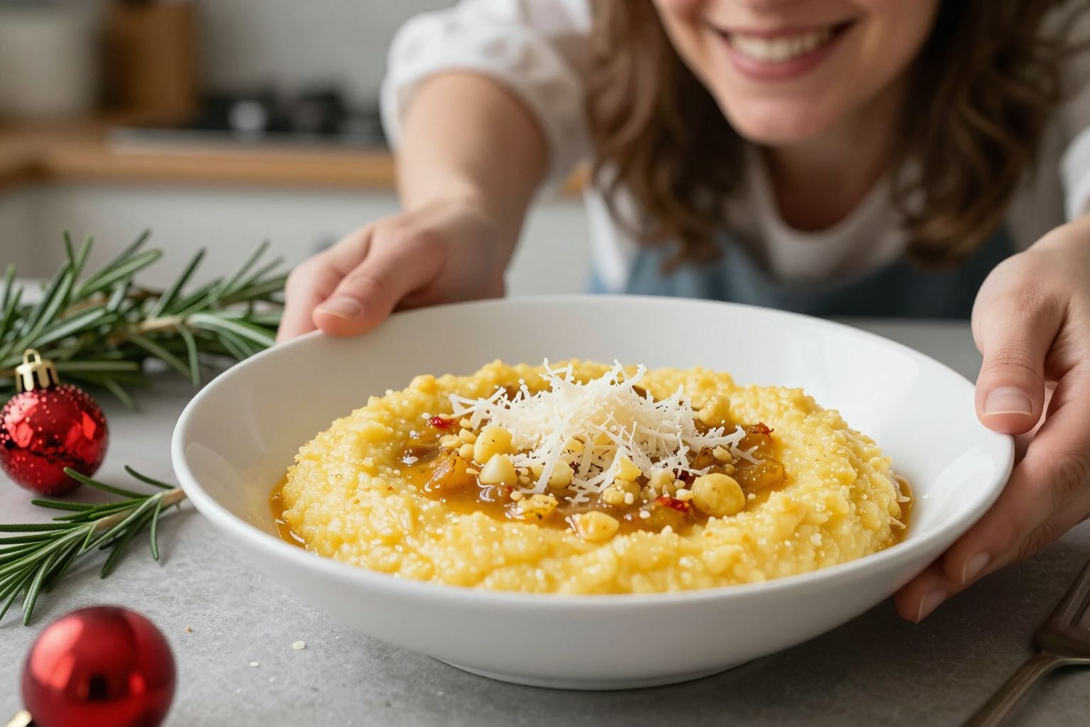 A krémes polenta tökéletes alternatíva a klasszikus köretekhez.