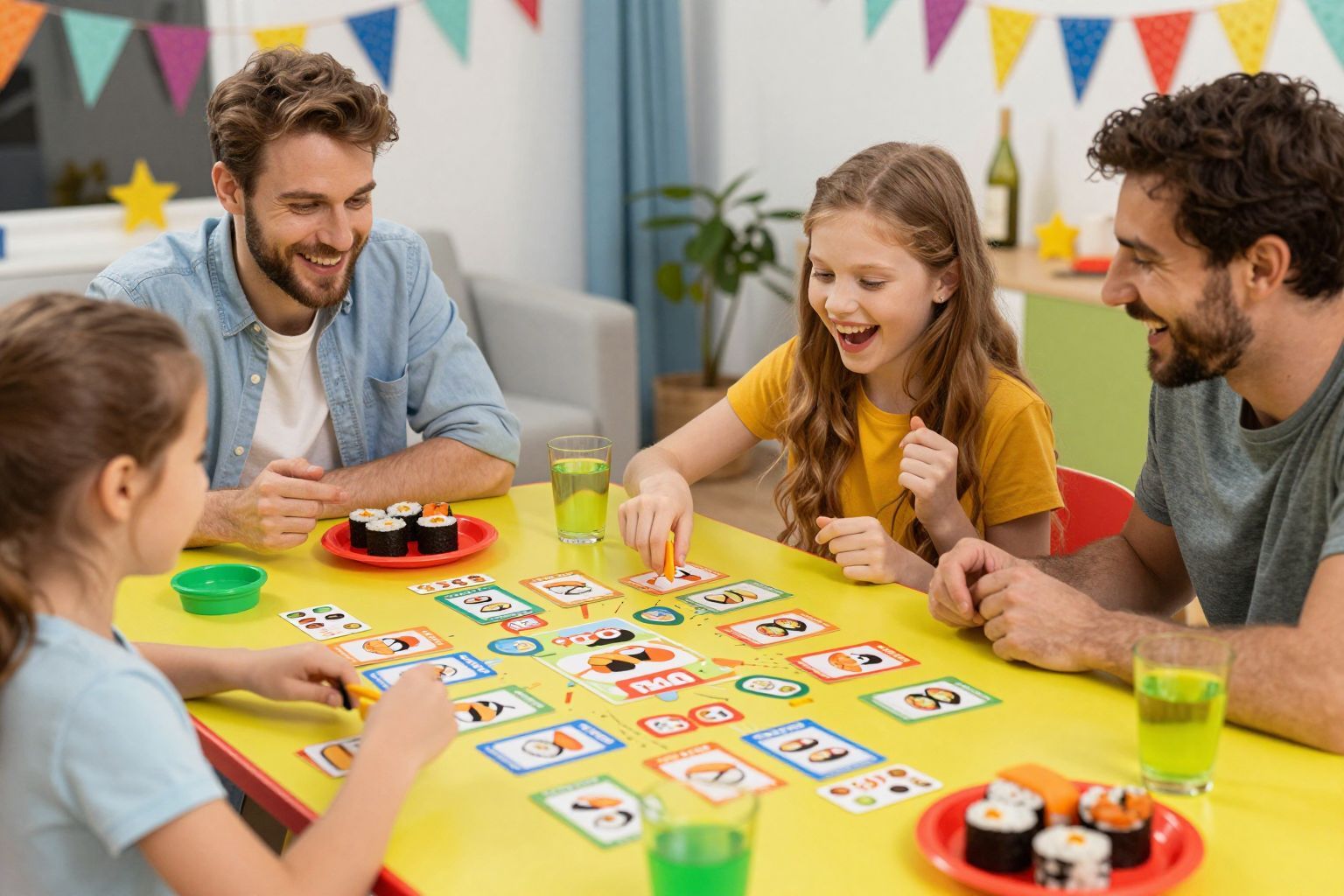 A Sushi Go! gyors döntéseket igényel, szórakoztató családi játék.