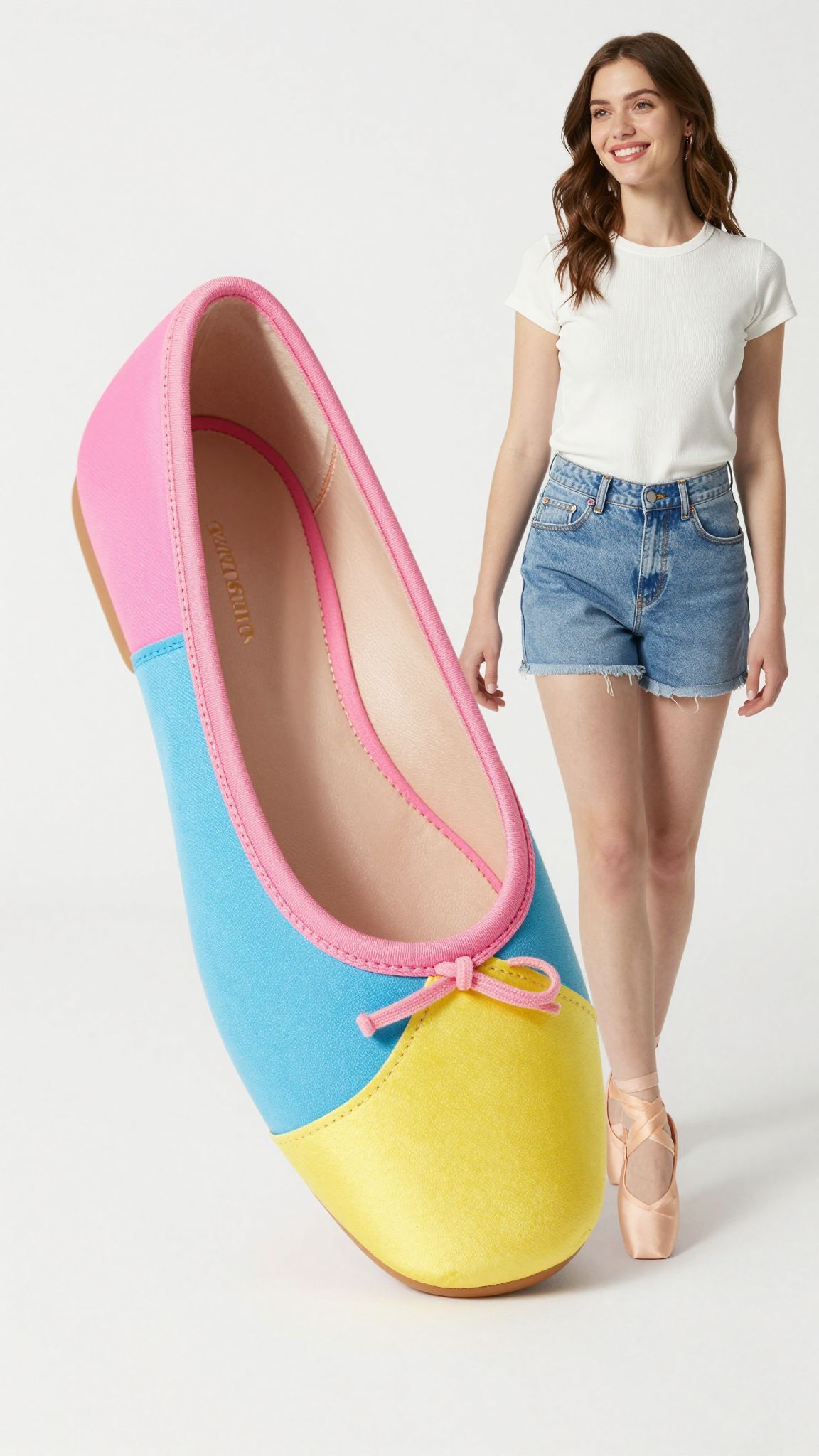 A balerina cipő fúziója a divatnak és kényelemnek.