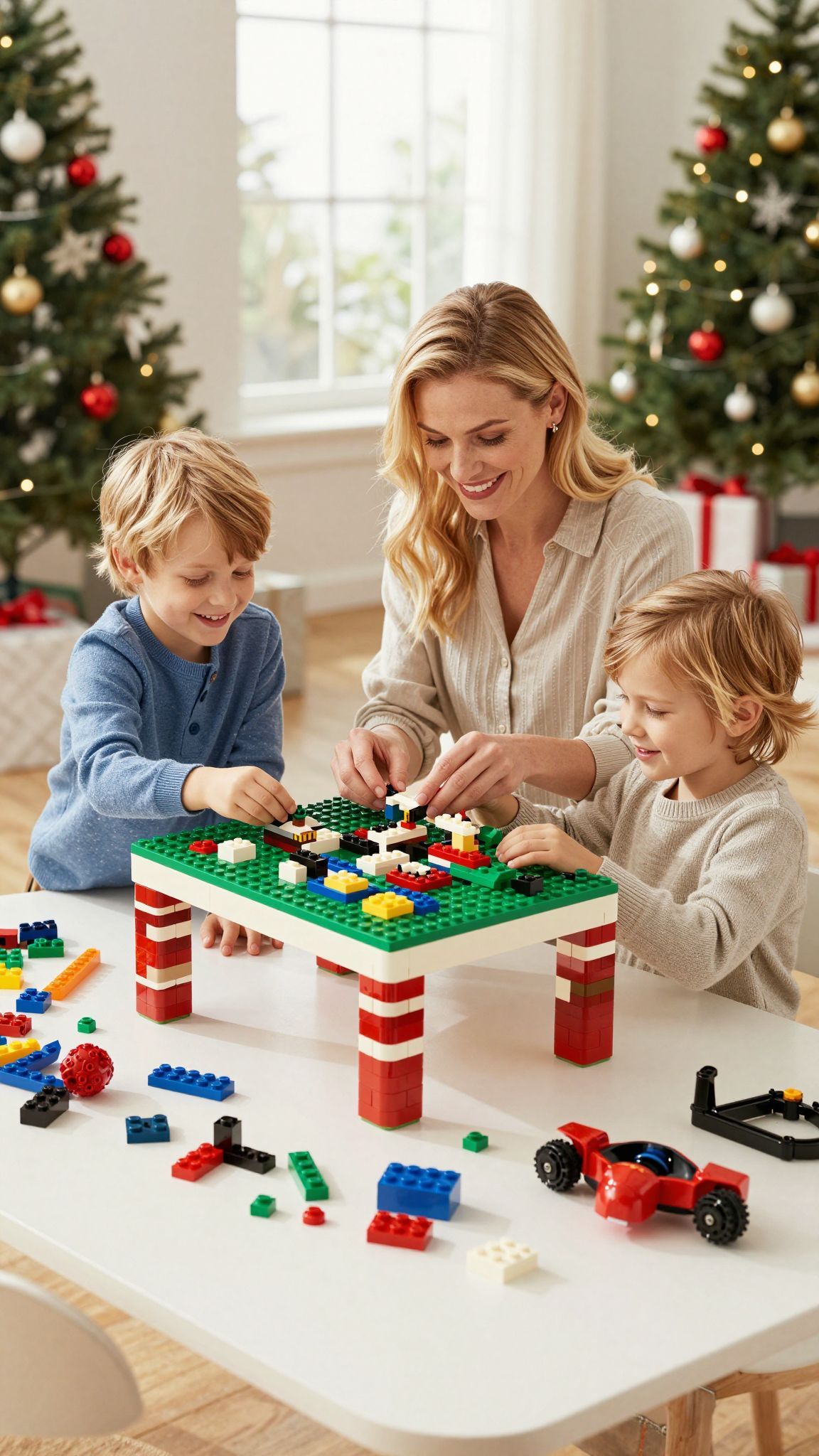 A tartós legóasztal biztosítja a hosszú távú szórakozást.