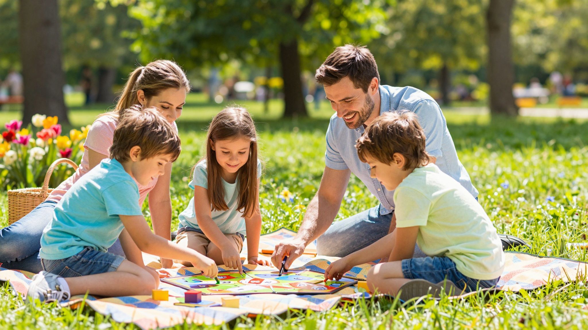A közös játékok erősítik a családi kötelékeket.