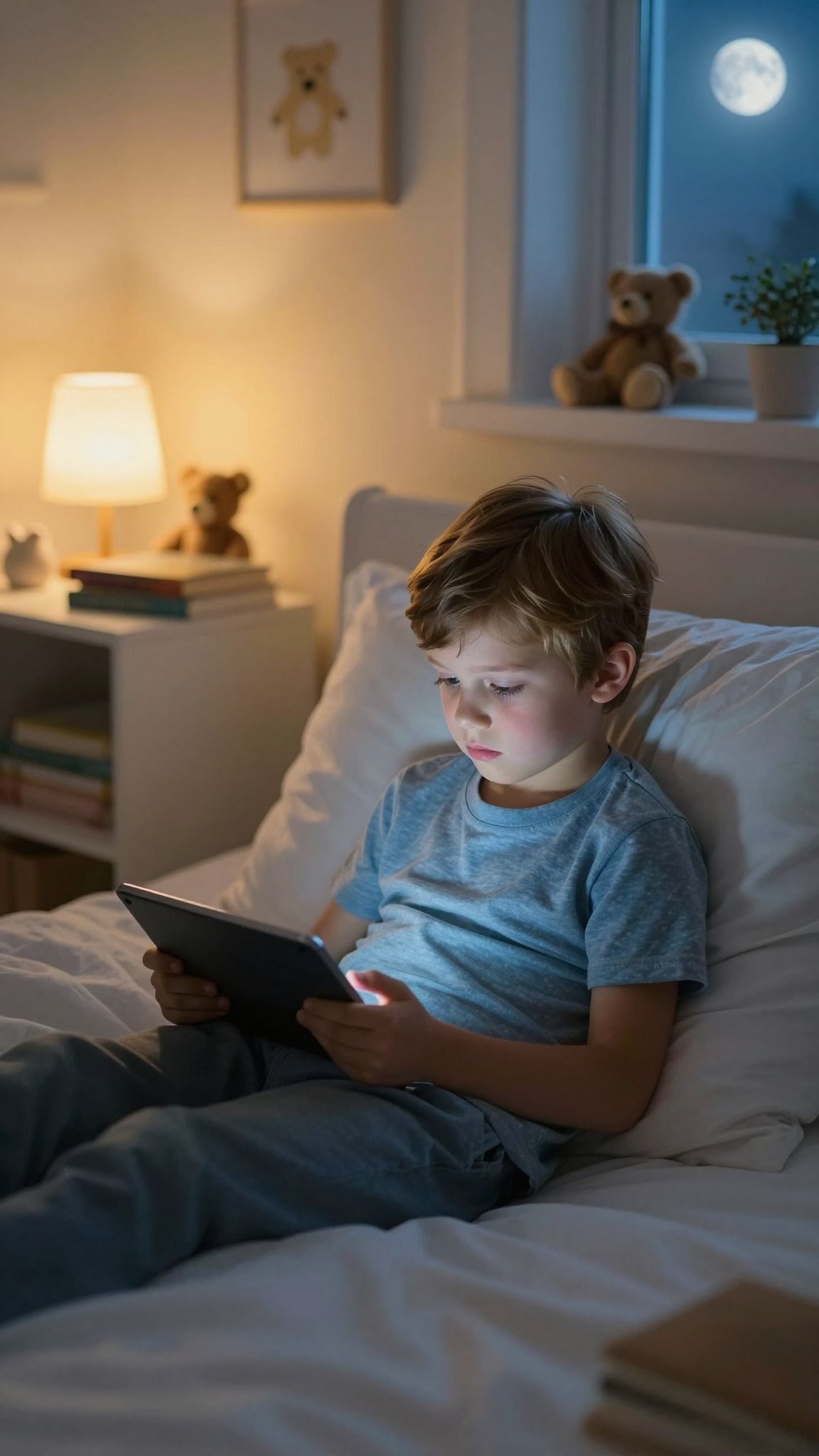 A kék fény csökkenti a melatonin termelést éjszaka.