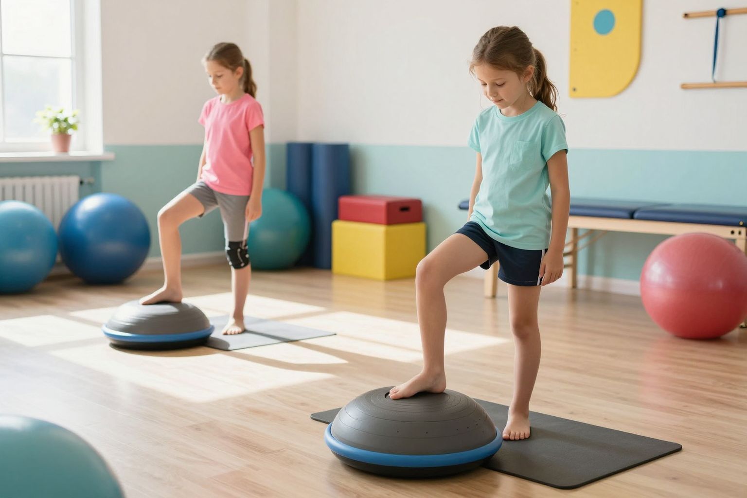 A gyógytorna erősíti a láb izmait és javítja a mozgást.