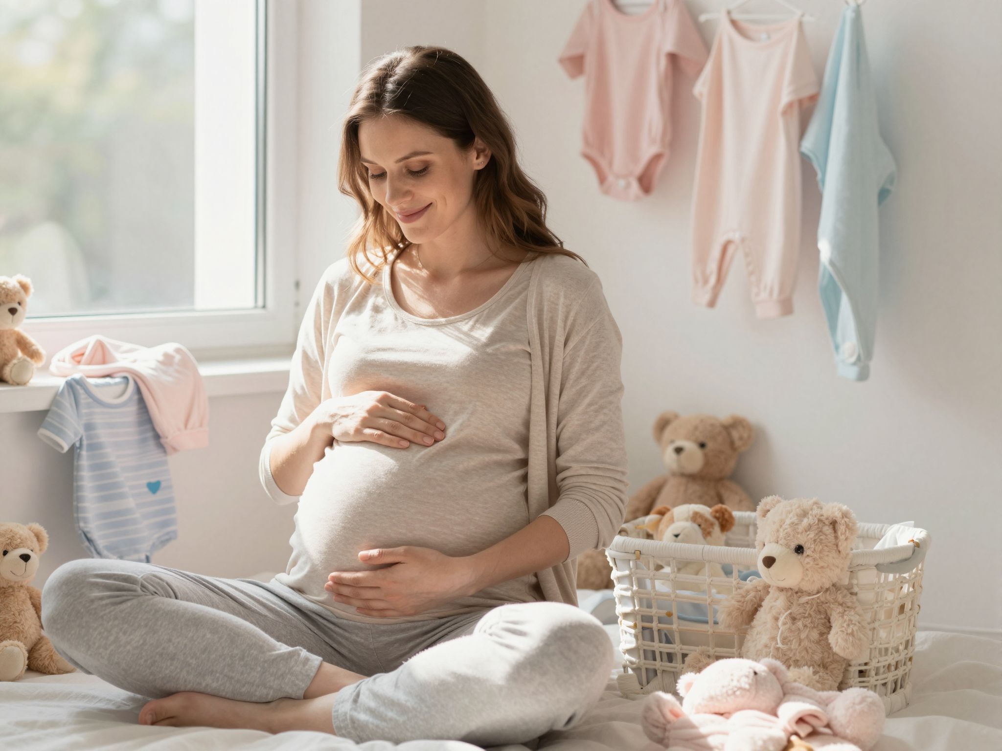 A harmadik trimeszter végére a magzat súlya jelentősen nő.