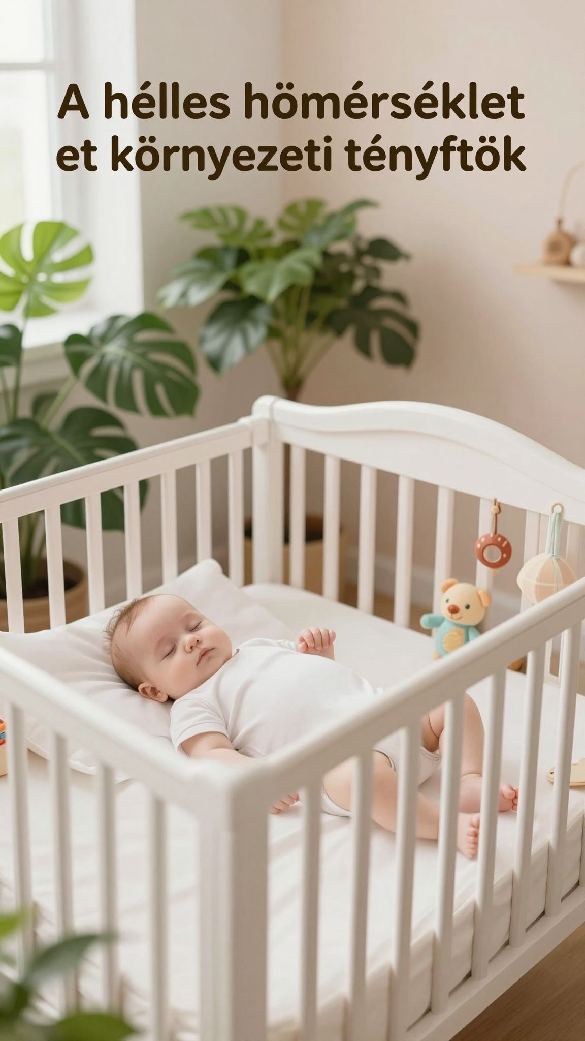 A csecsemők bőre érzékeny, optimális hőmérséklet szükséges.